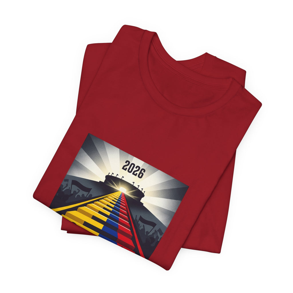 Colombia Make Some Noise 2026 Tee | Colombian Flag Road Graphic T-Shirt