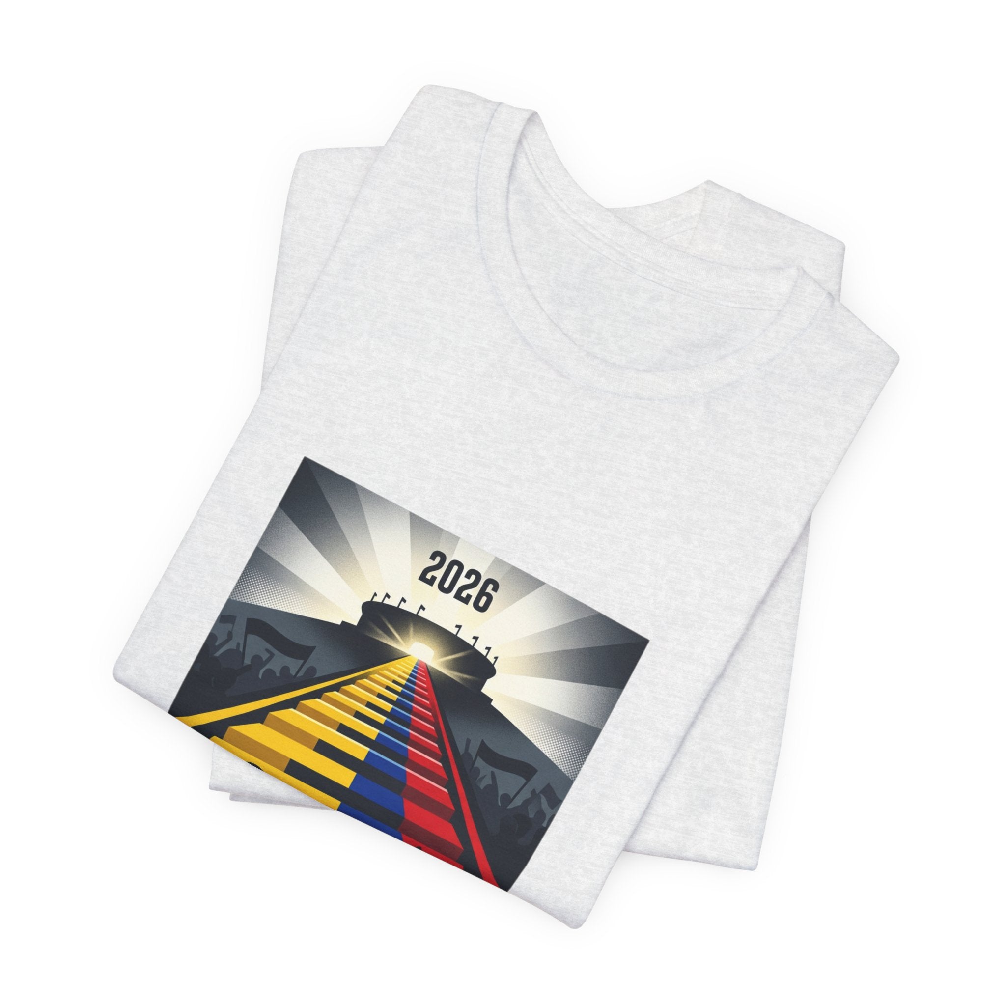 Colombia Make Some Noise 2026 Tee | Colombian Flag Road Graphic T-Shirt
