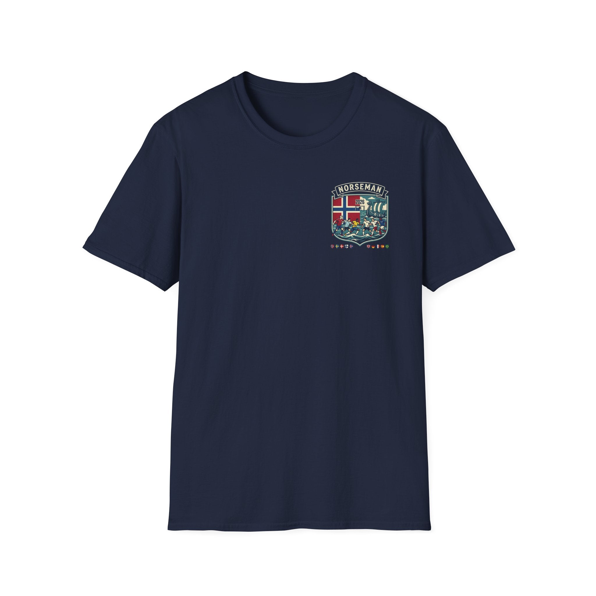 Norseman Shield T-Shirt — Norwegian Crest Graphic Tee