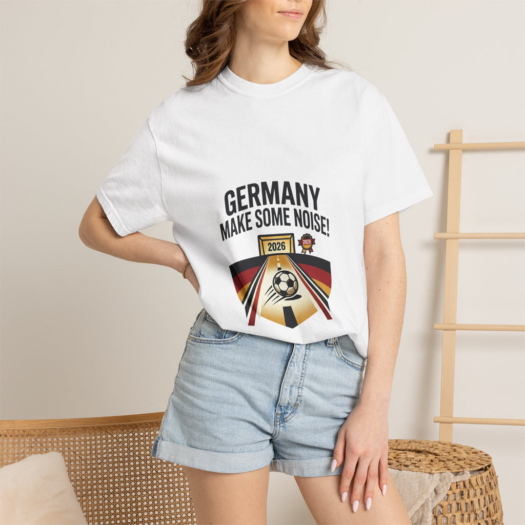 Germany Make Some Noise soccer shirt | German flag soccer tee 2024