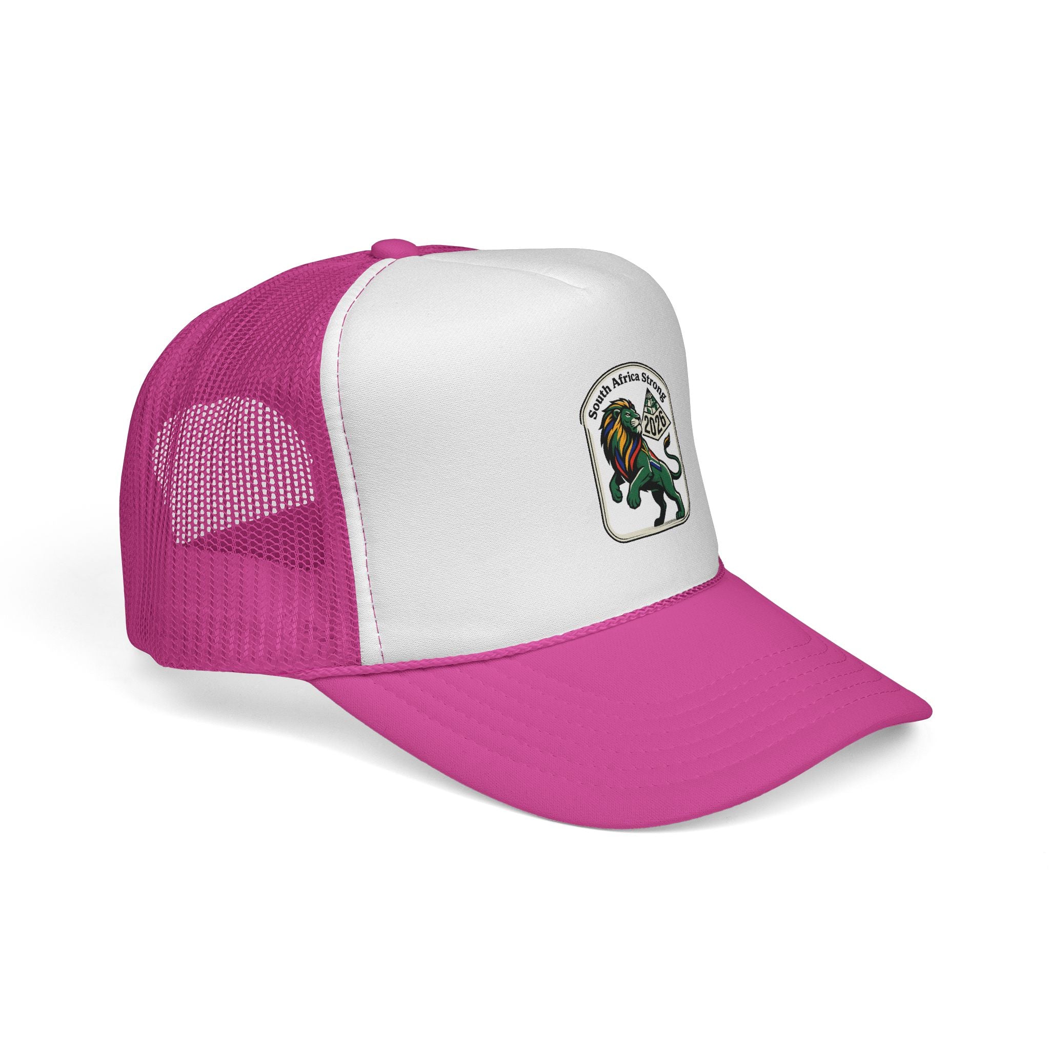 Rasta Lion Patch Trucker Cap | Reggae Lion Mesh Hat