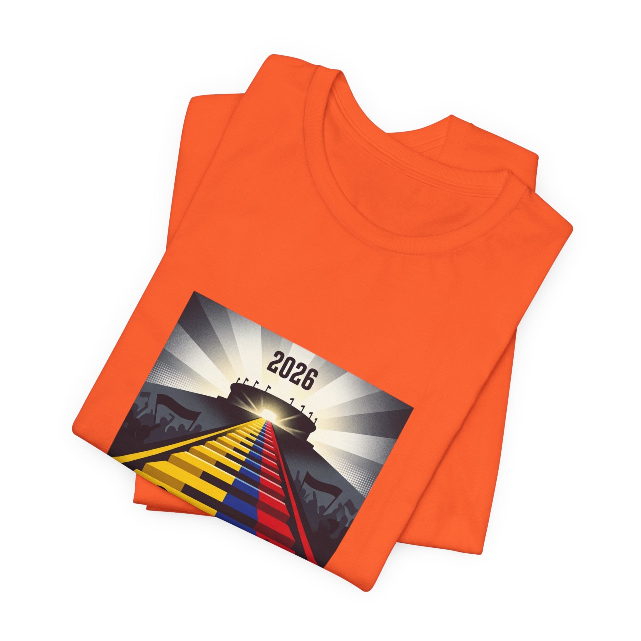 Colombia Make Some Noise 2026 Tee | Colombian Flag Road Graphic T-Shirt