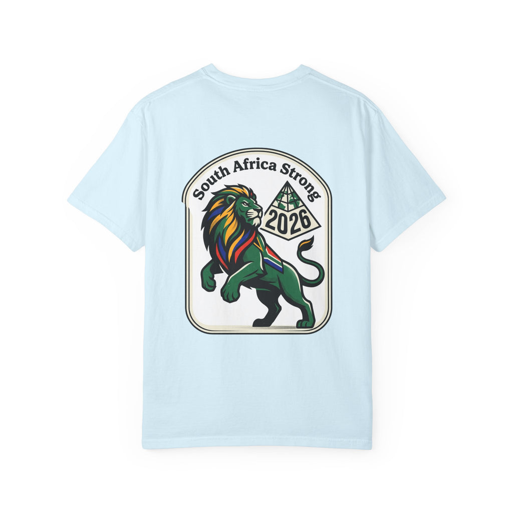South Africa Strong Lion 2026 T-Shirt | Retro Pride Patch