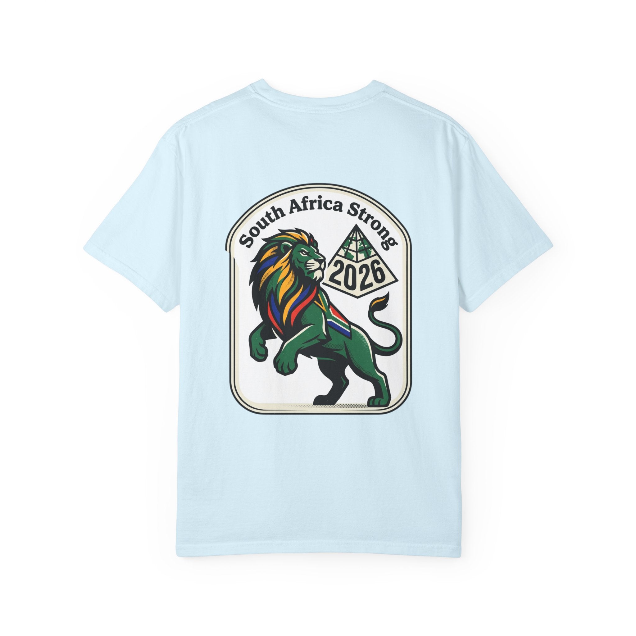 South Africa Strong Lion 2026 T-Shirt | Retro Pride Patch