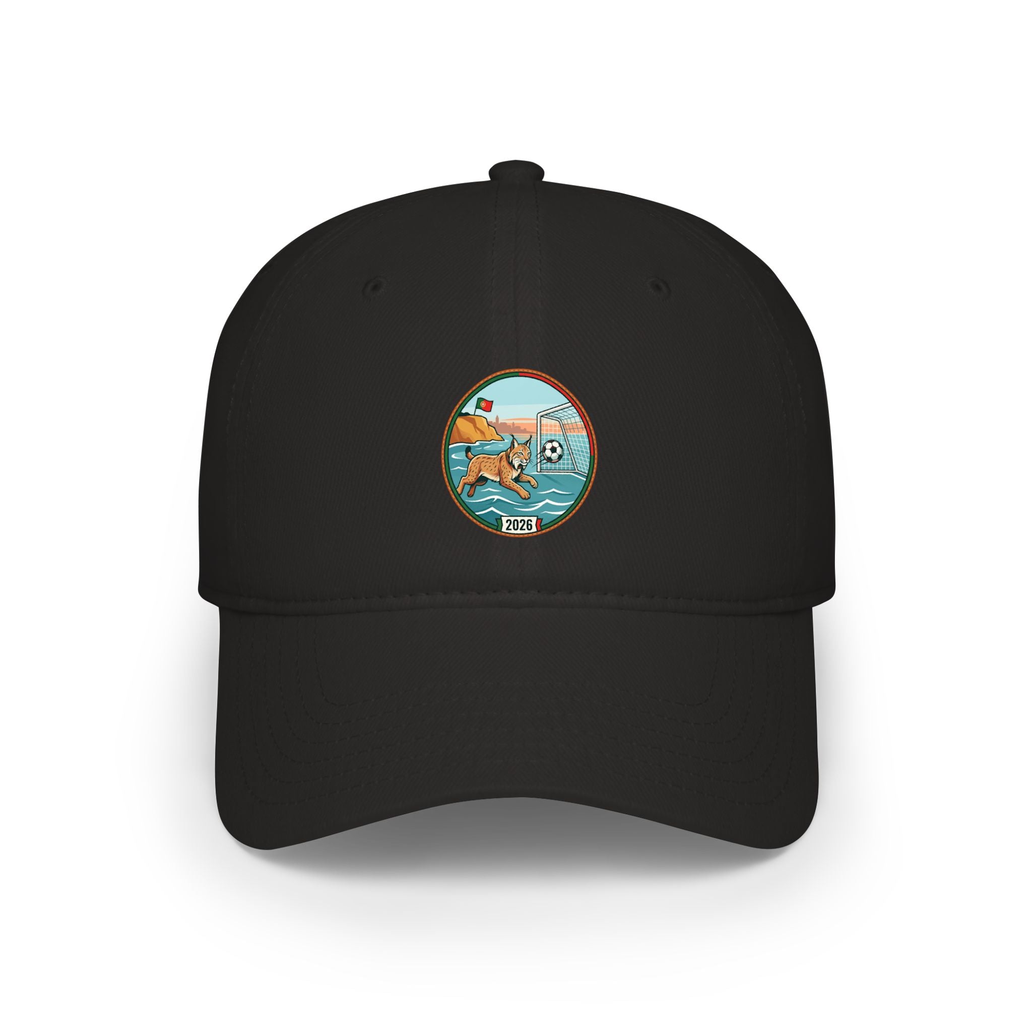 Low Profile Cap — Vintage Surf Fox Patch Embroidered Baseball Hat