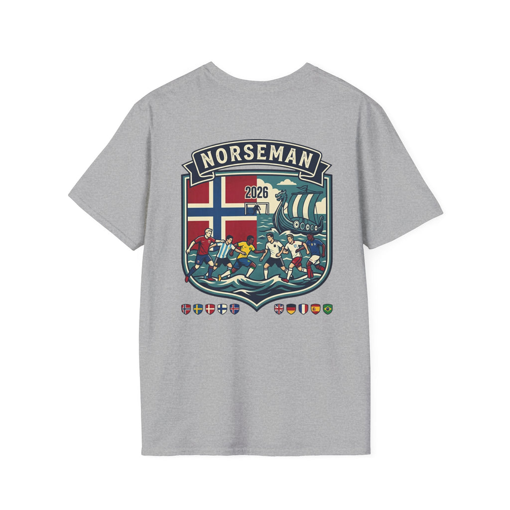 Norseman Shield T-Shirt — Norwegian Crest Graphic Tee