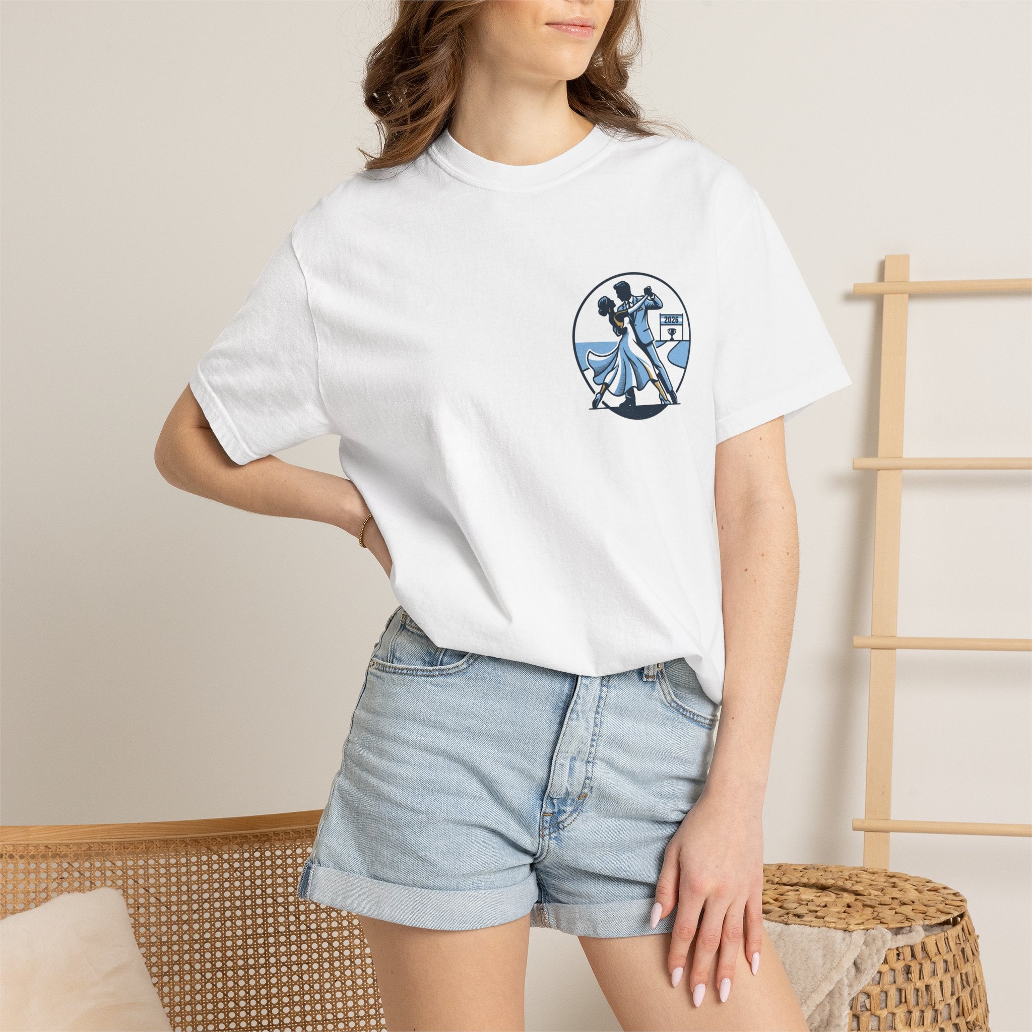 Ballroom Dance Couple T-shirt | Retro Dance Illustration