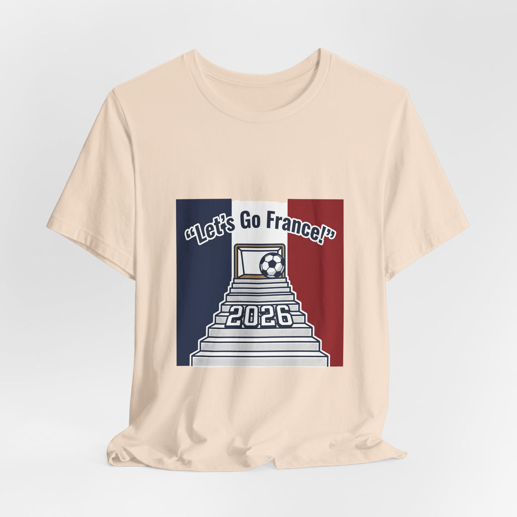 Let’s Go France! 2026 Soccer Tee | France Flag Stadium Design