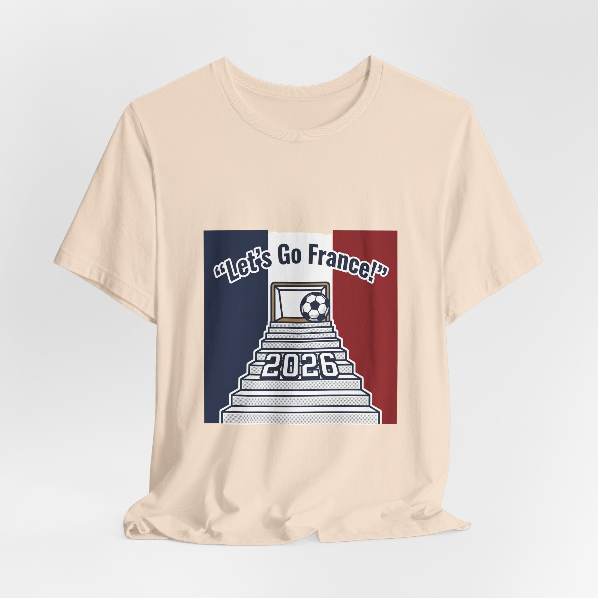 Let’s Go France! 2026 Soccer Tee | France Flag Stadium Design