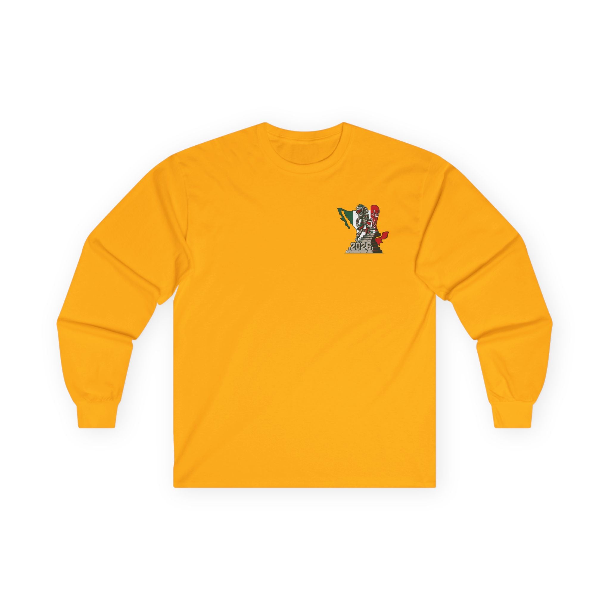 Long Sleeve Tee — Mexico 2026 Soccer Fan Graphic
