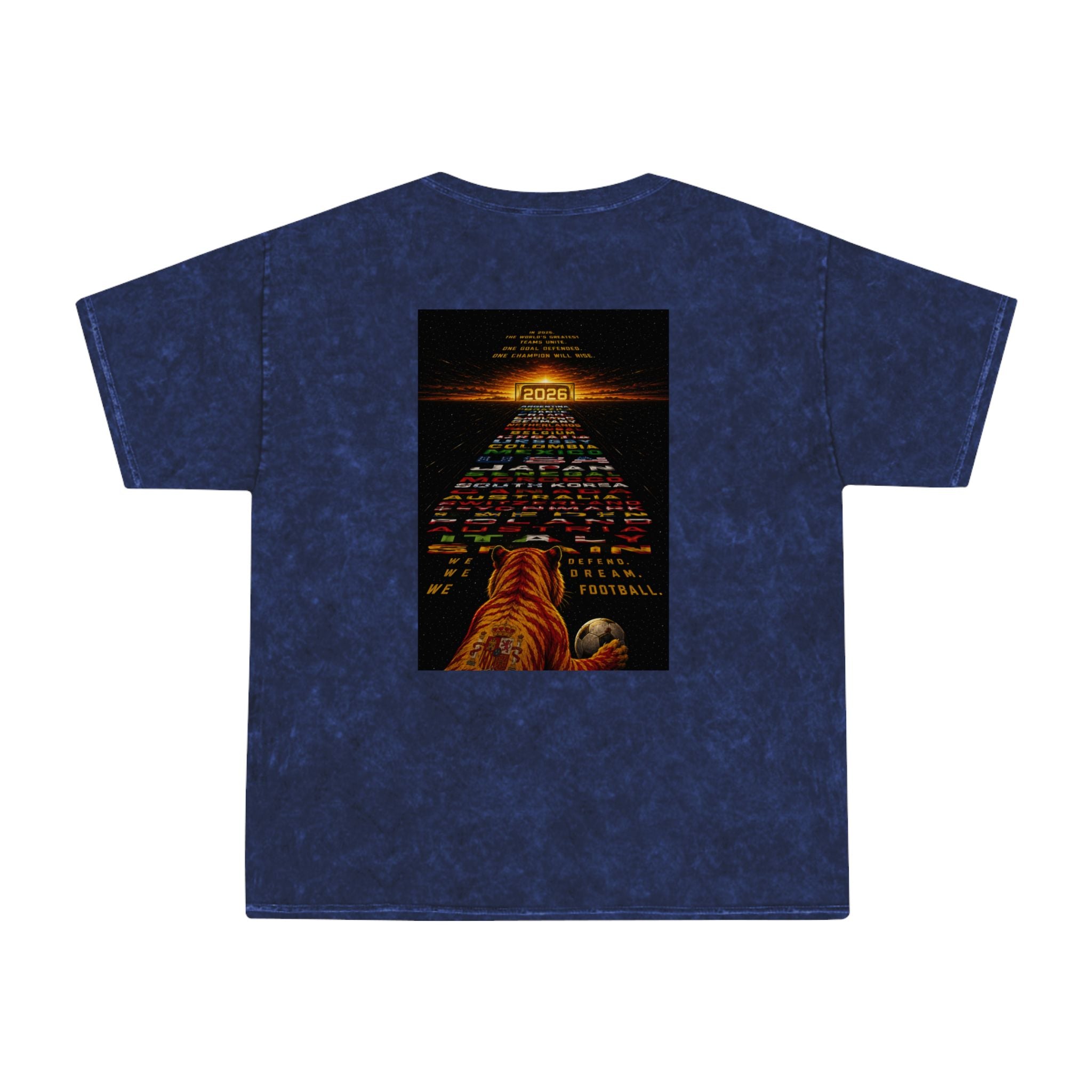 T-Shirt — Vintage Sci‑Fi Movie Poster Tee (Tiger Viewing Pyramid)