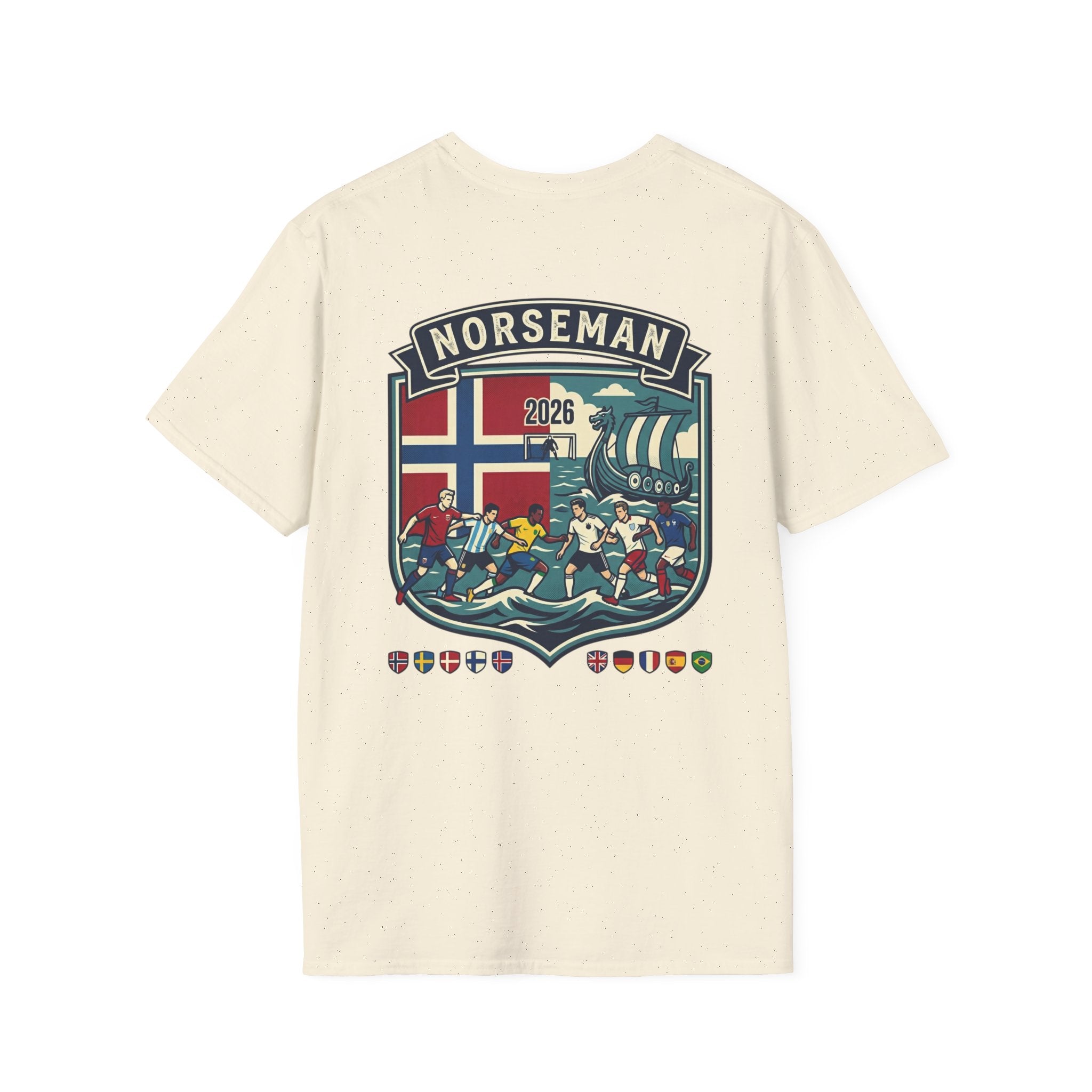 Norseman Shield T-Shirt — Norwegian Crest Graphic Tee