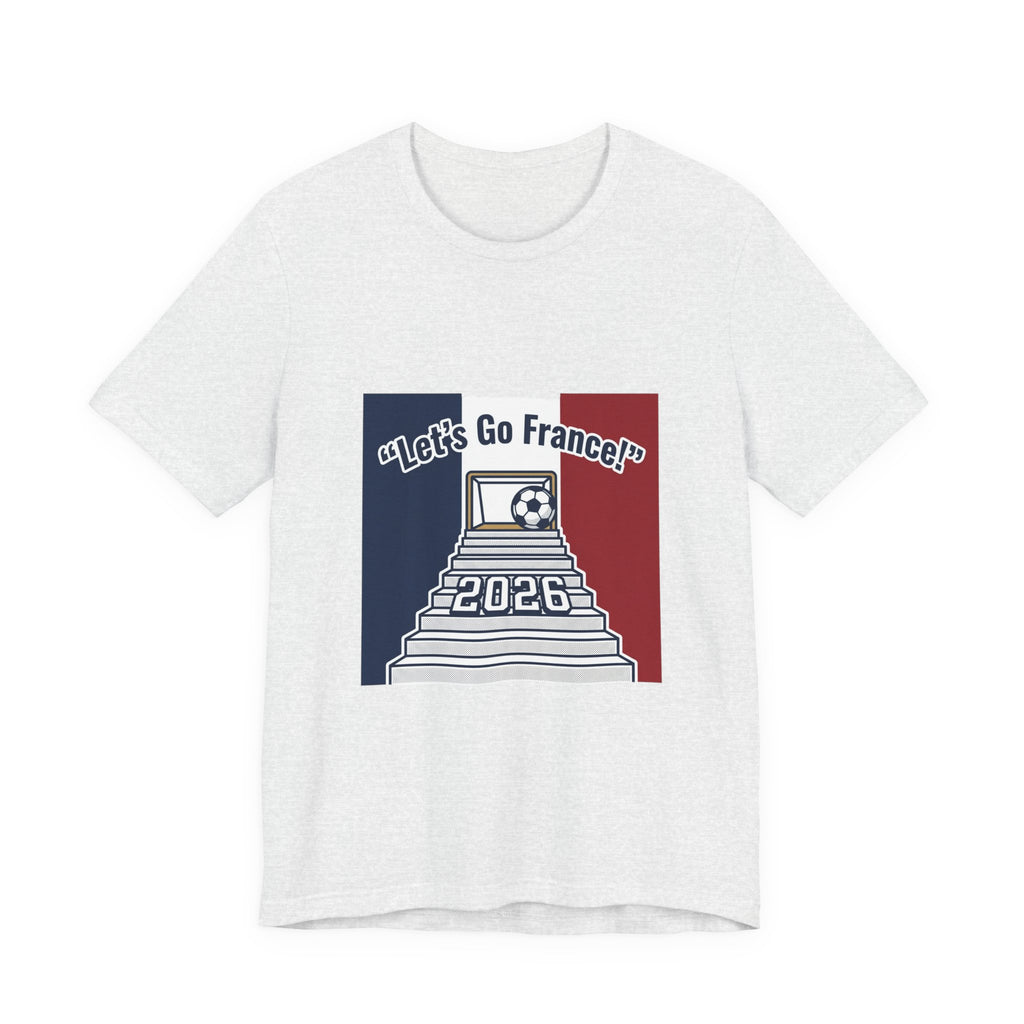 Let’s Go France! 2026 Soccer Tee | France Flag Stadium Design