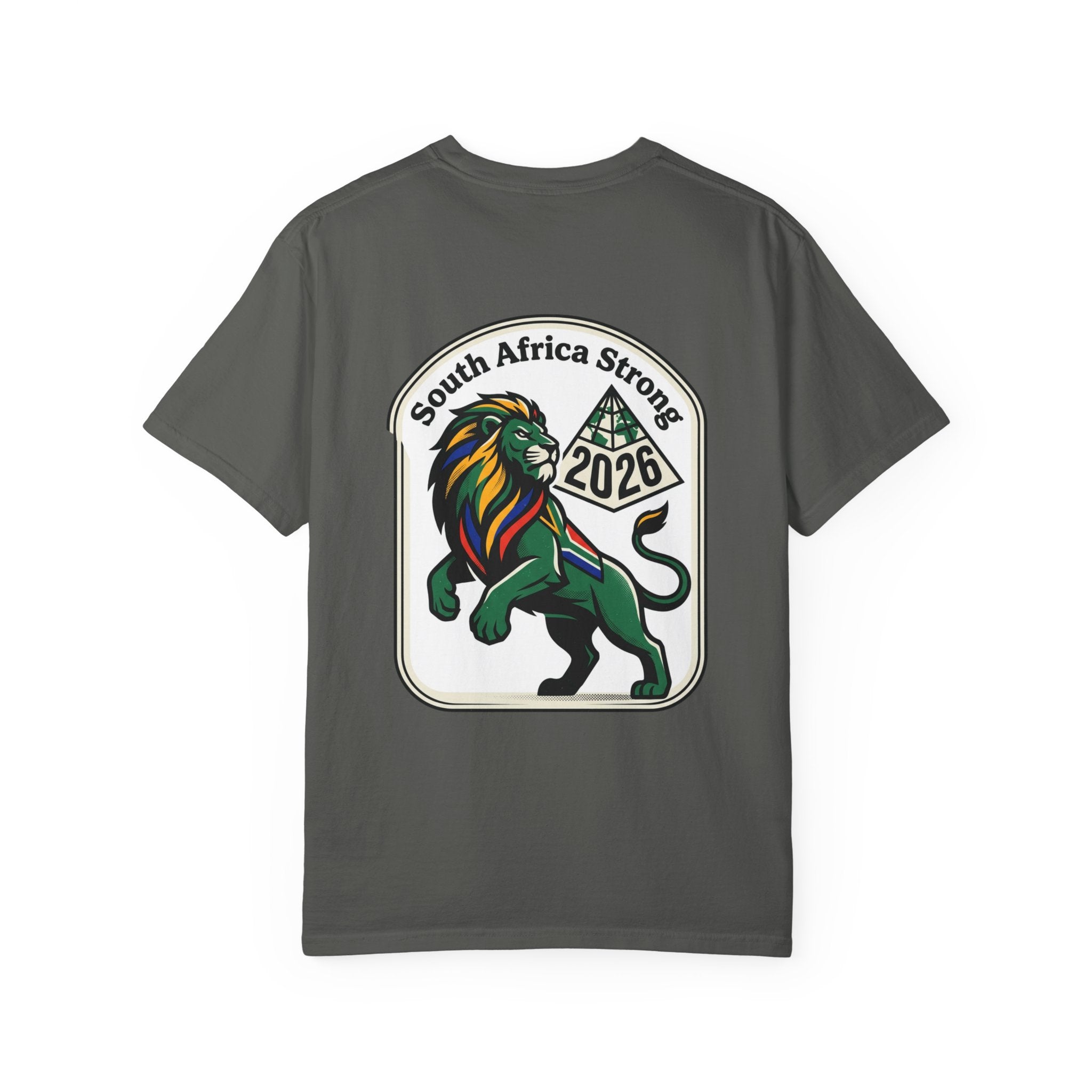 South Africa Strong Lion 2026 T-Shirt | Retro Pride Patch