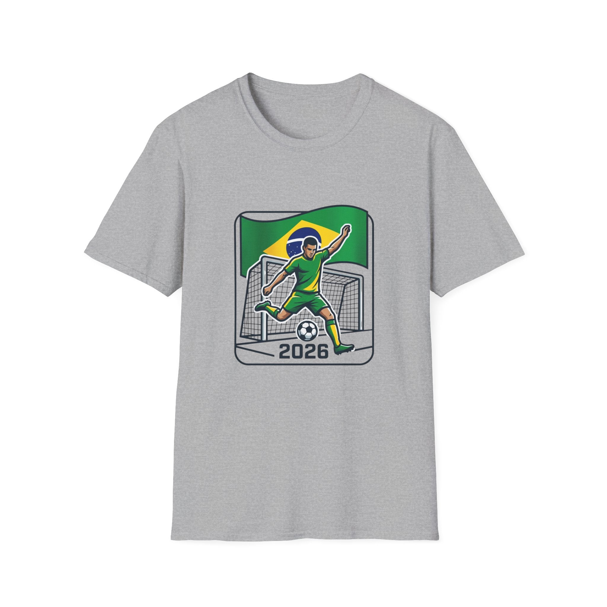 Brazil Soccer Goalie T-Shirt | Brazil Flag Football 2026 Jersey