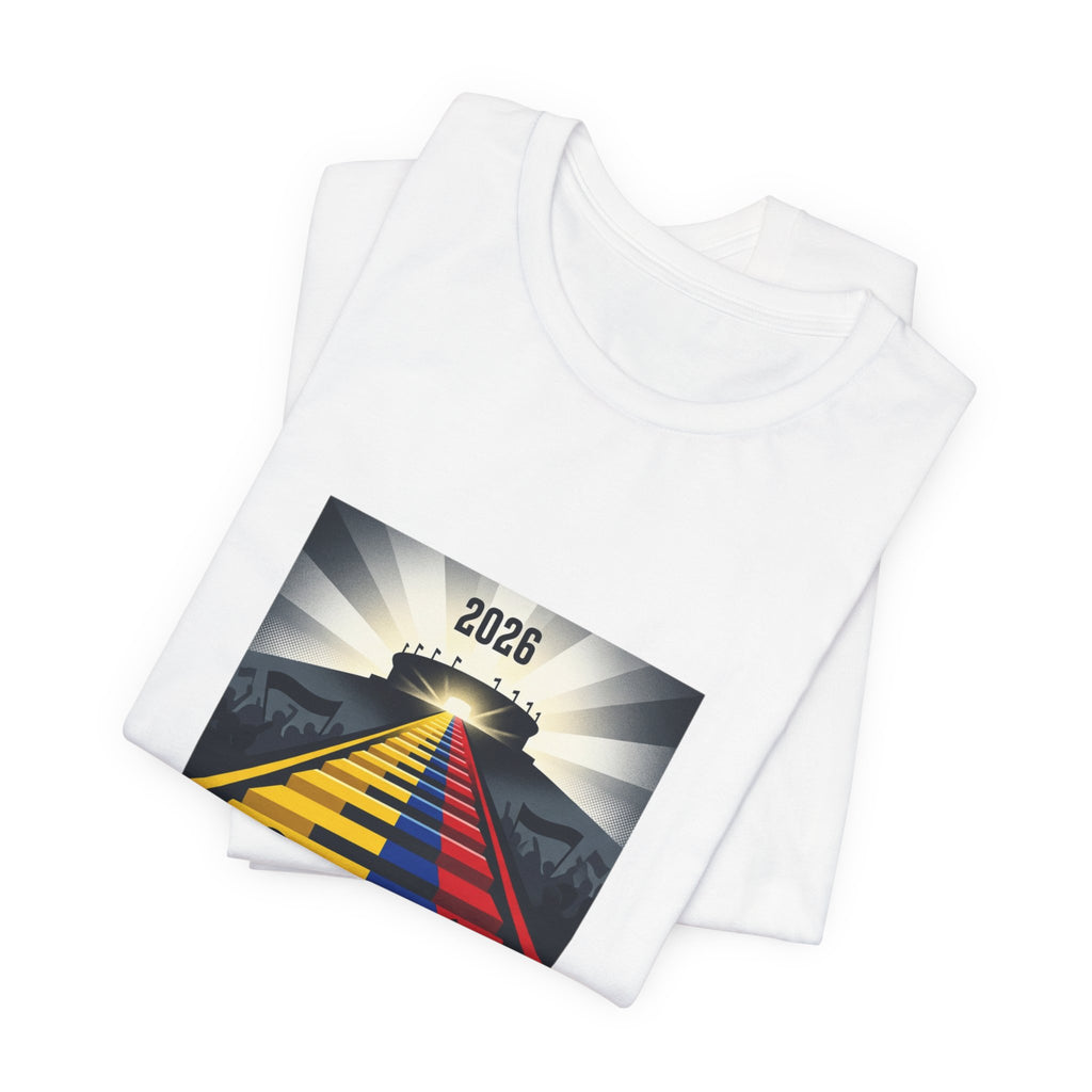 Colombia Make Some Noise 2026 Tee | Colombian Flag Road Graphic T-Shirt