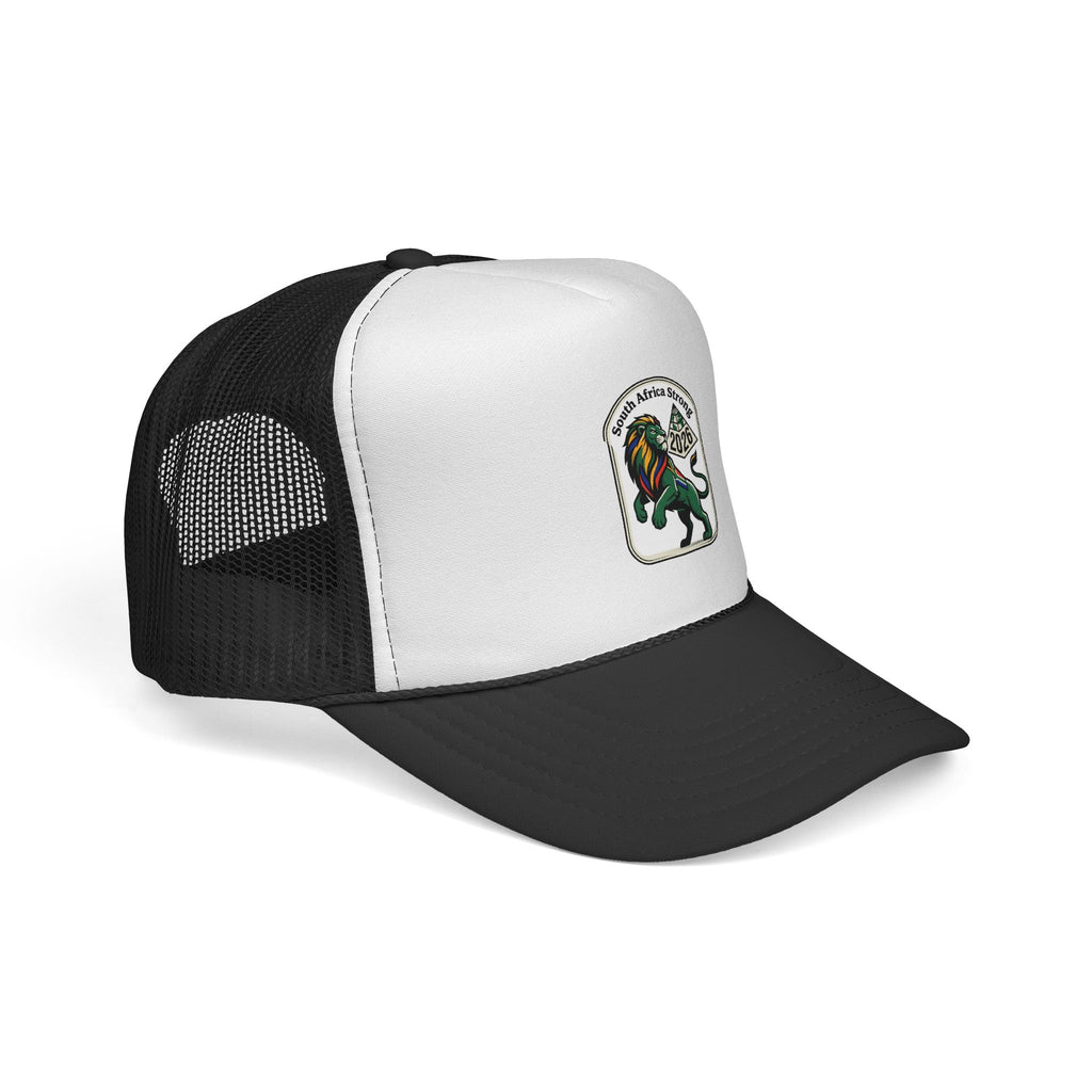 Rasta Lion Patch Trucker Cap | Reggae Lion Mesh Hat