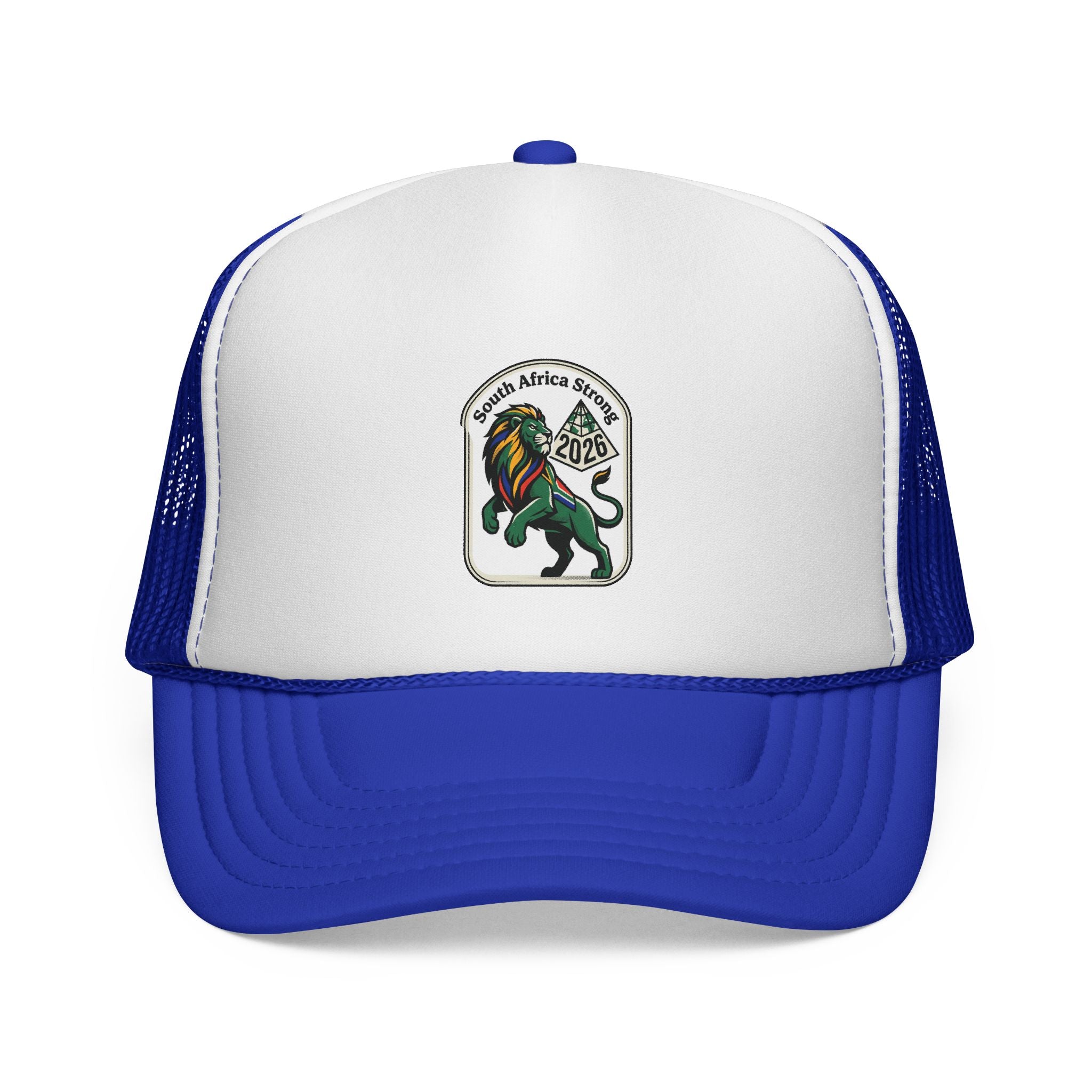 Rasta Lion Patch Trucker Cap | Reggae Lion Mesh Hat
