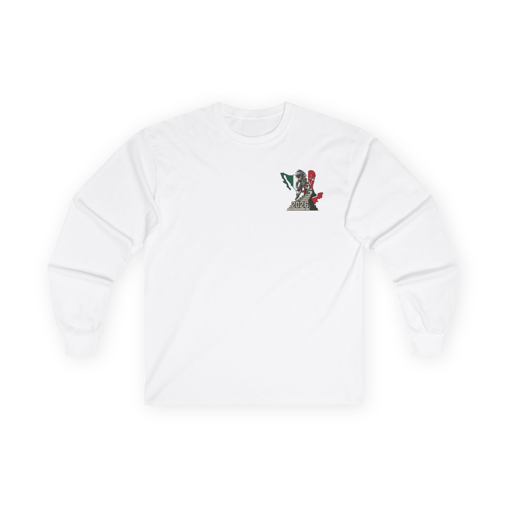 Long Sleeve Tee — Mexico 2026 Soccer Fan Graphic