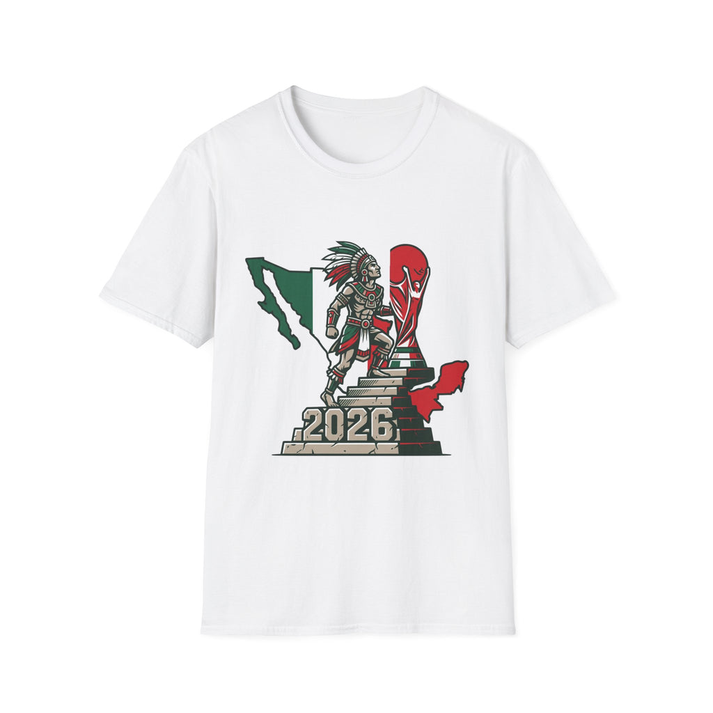 Aztec Warrior Mexico Map T-Shirt | 2026 Tournament Design