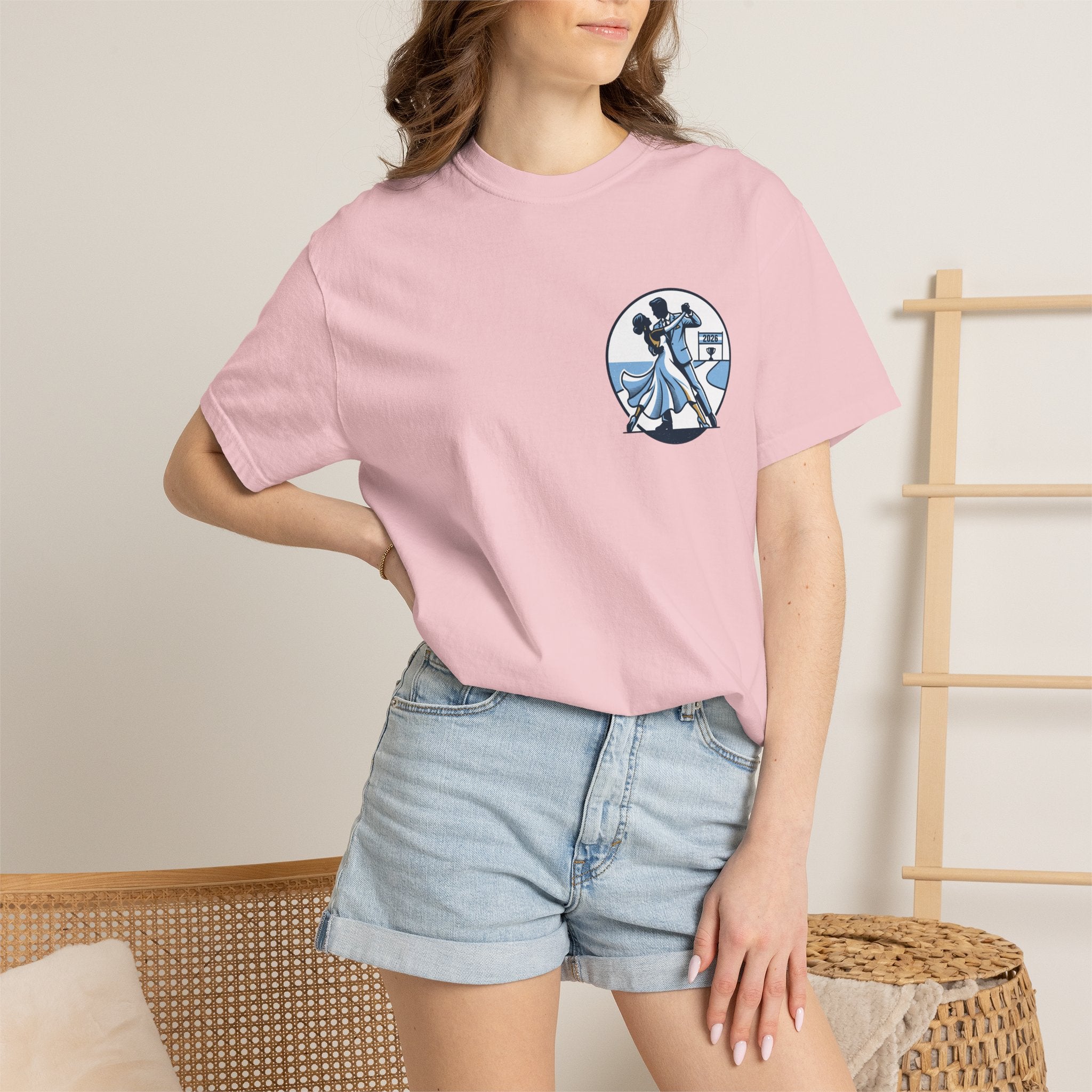 Ballroom Dance Couple T-shirt | Retro Dance Illustration