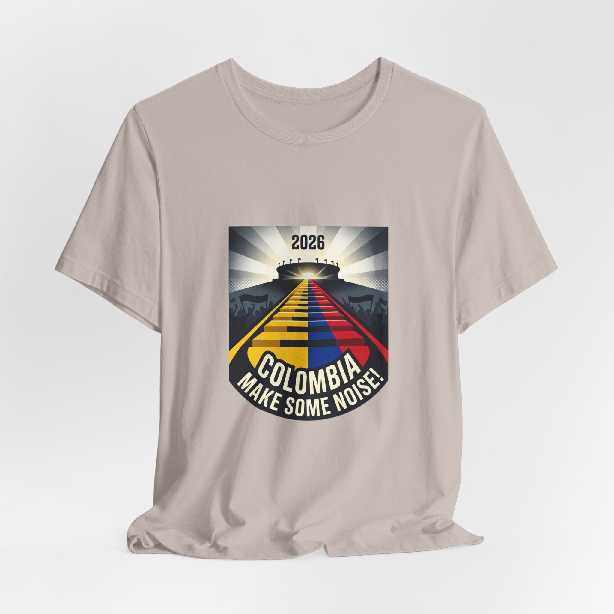 Colombia Make Some Noise 2026 Tee | Colombian Flag Road Graphic T-Shirt