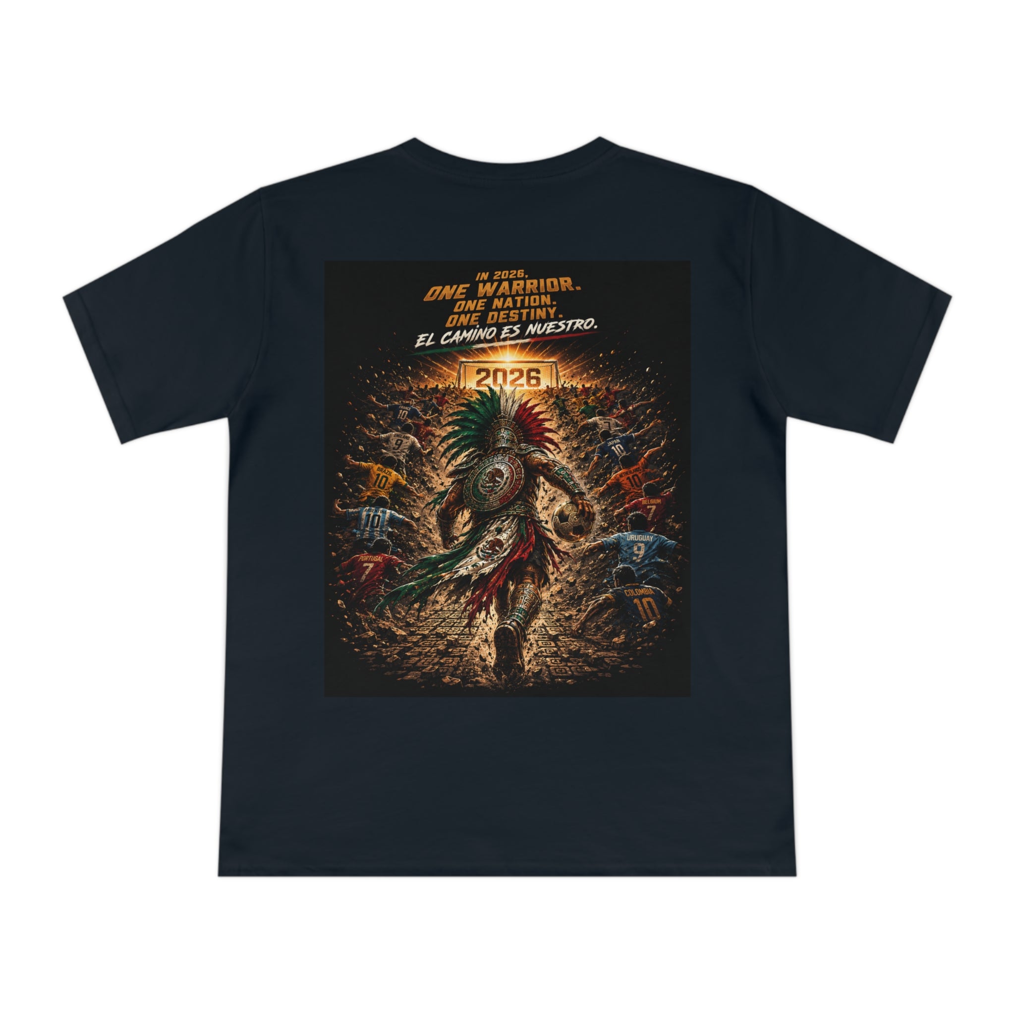 Aztec Warrior 2026 Graphic Tee – One Warrior, One Nation Inspirational T-Shirt