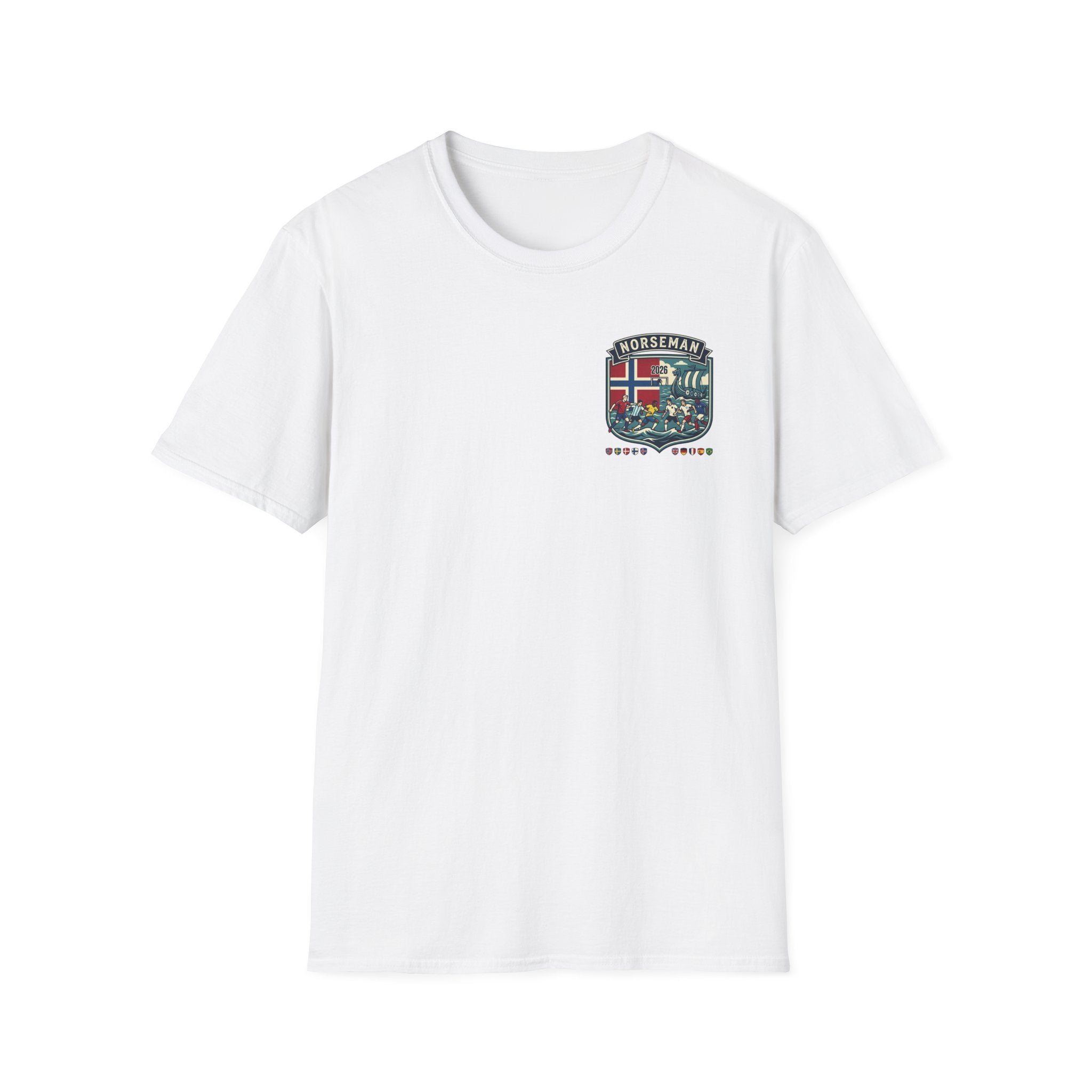 Norseman Shield T-Shirt — Norwegian Crest Graphic Tee