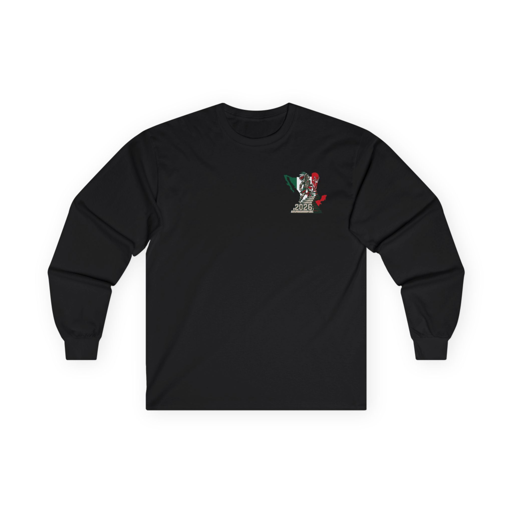 Long Sleeve Tee — Mexico 2026 Soccer Fan Graphic