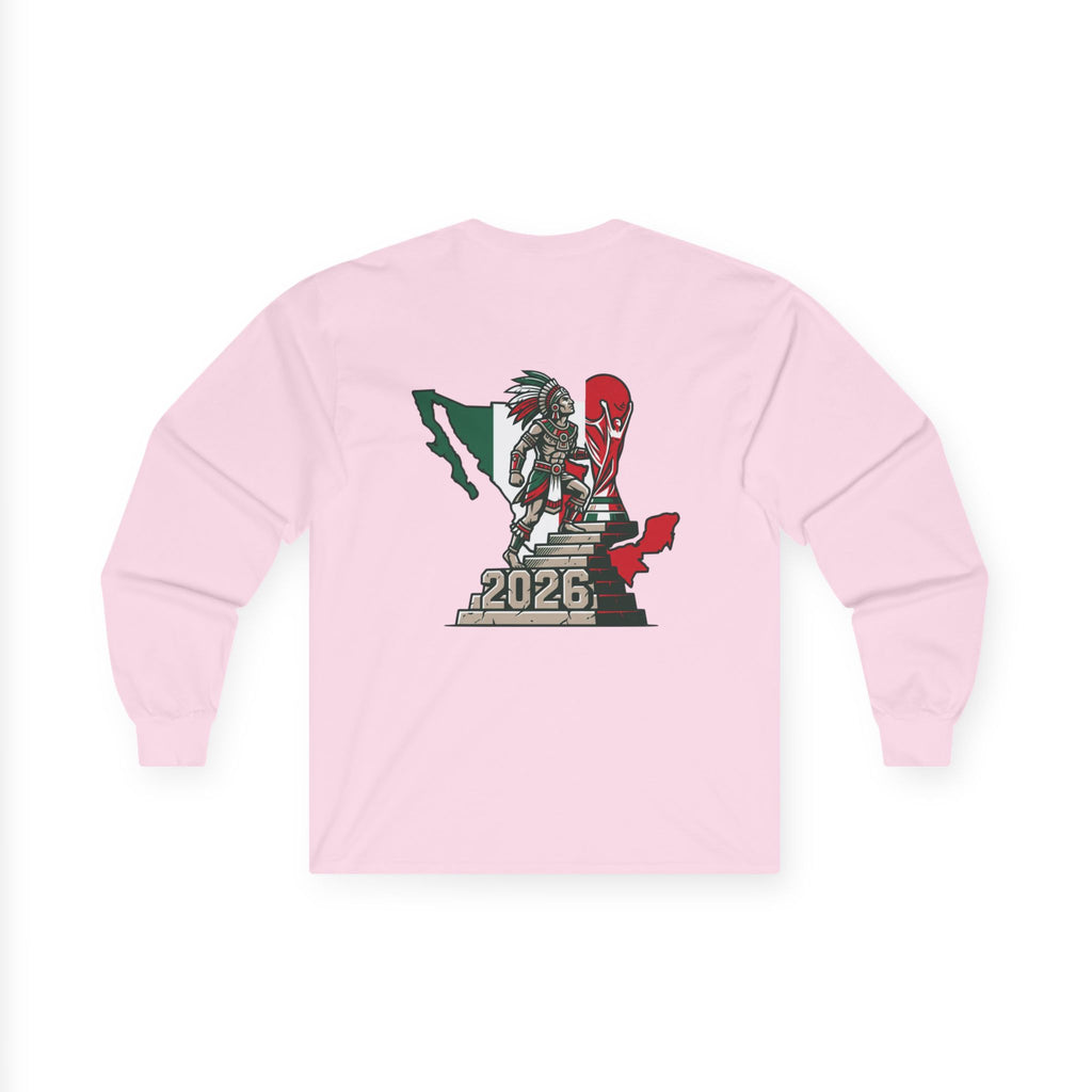 Long Sleeve Tee — Mexico 2026 Soccer Fan Graphic