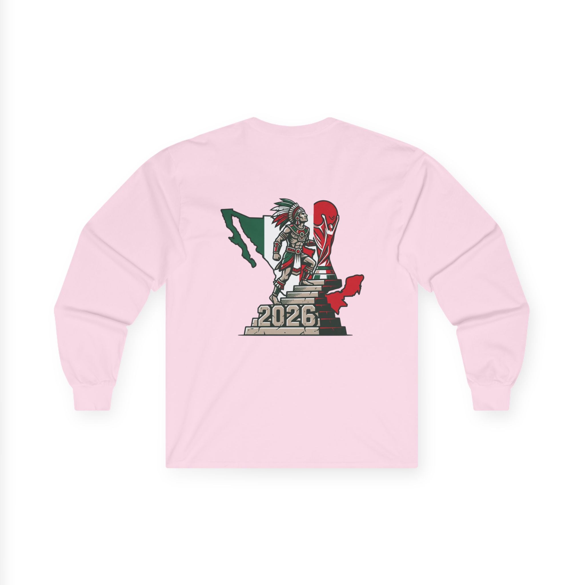 Long Sleeve Tee — Mexico 2026 Soccer Fan Graphic