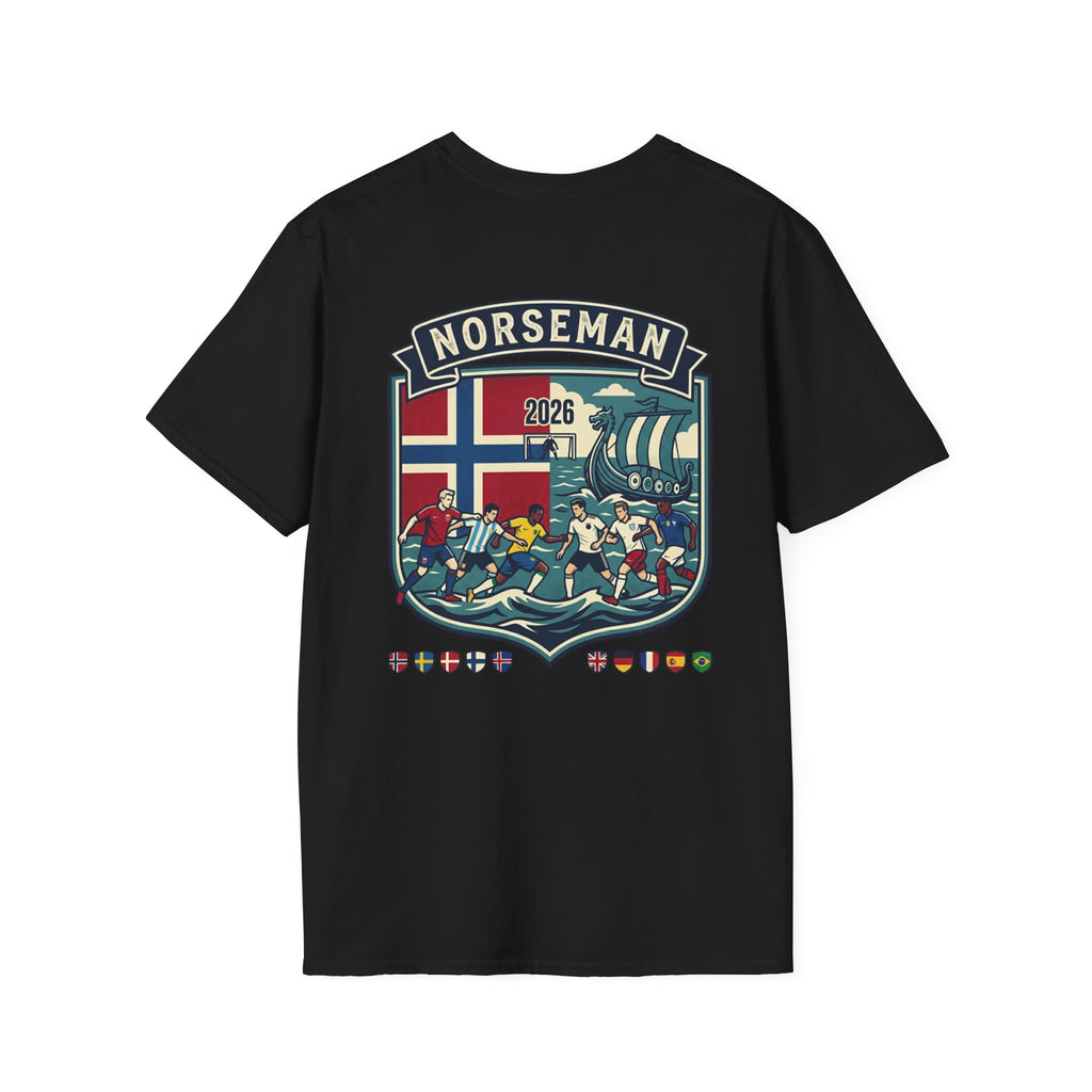 Norseman Shield T-Shirt — Norwegian Crest Graphic Tee