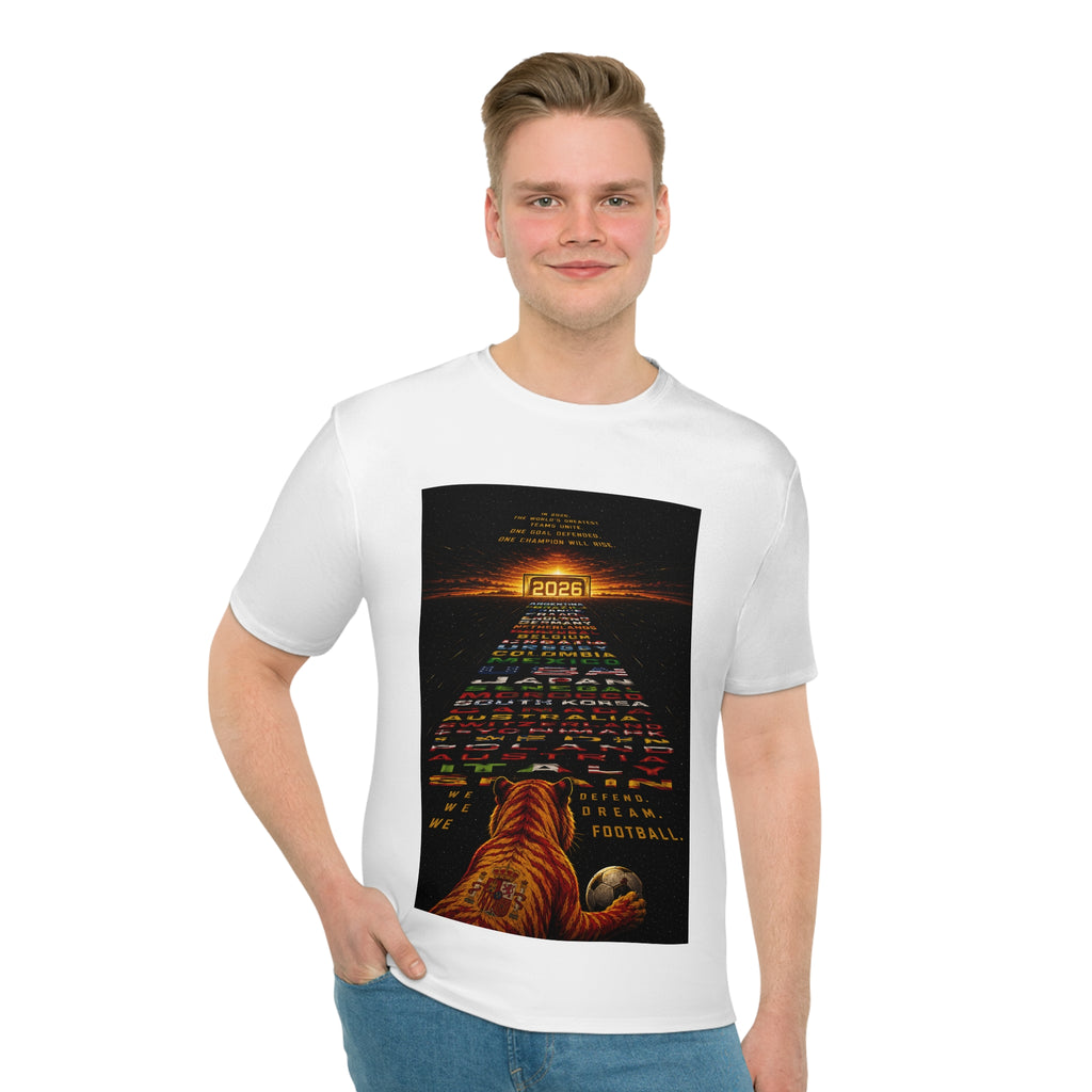 Tiger Path Vintage Football Poster T‑Shirt