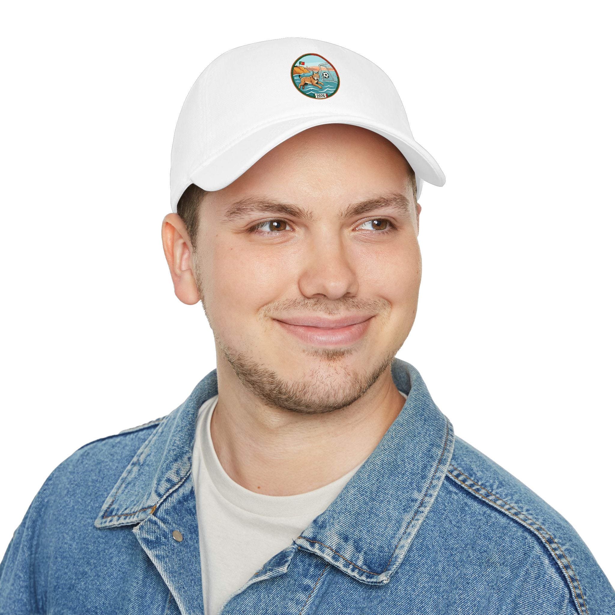 Low Profile Cap — Vintage Surf Fox Patch Embroidered Baseball Hat