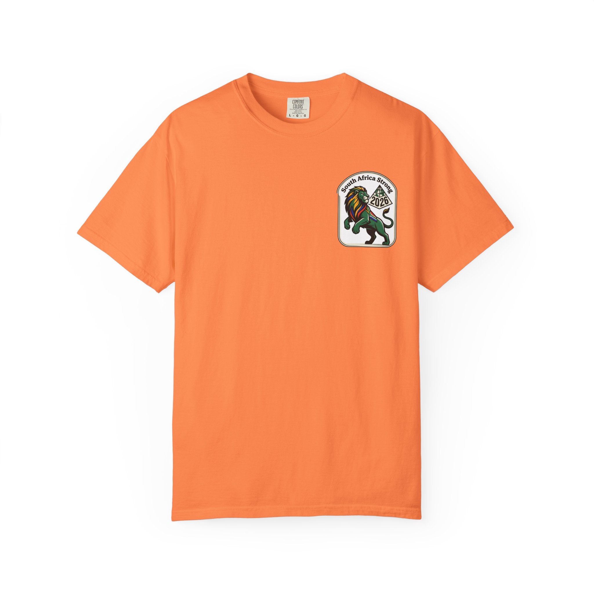South Africa Strong Lion 2026 T-Shirt | Retro Pride Patch