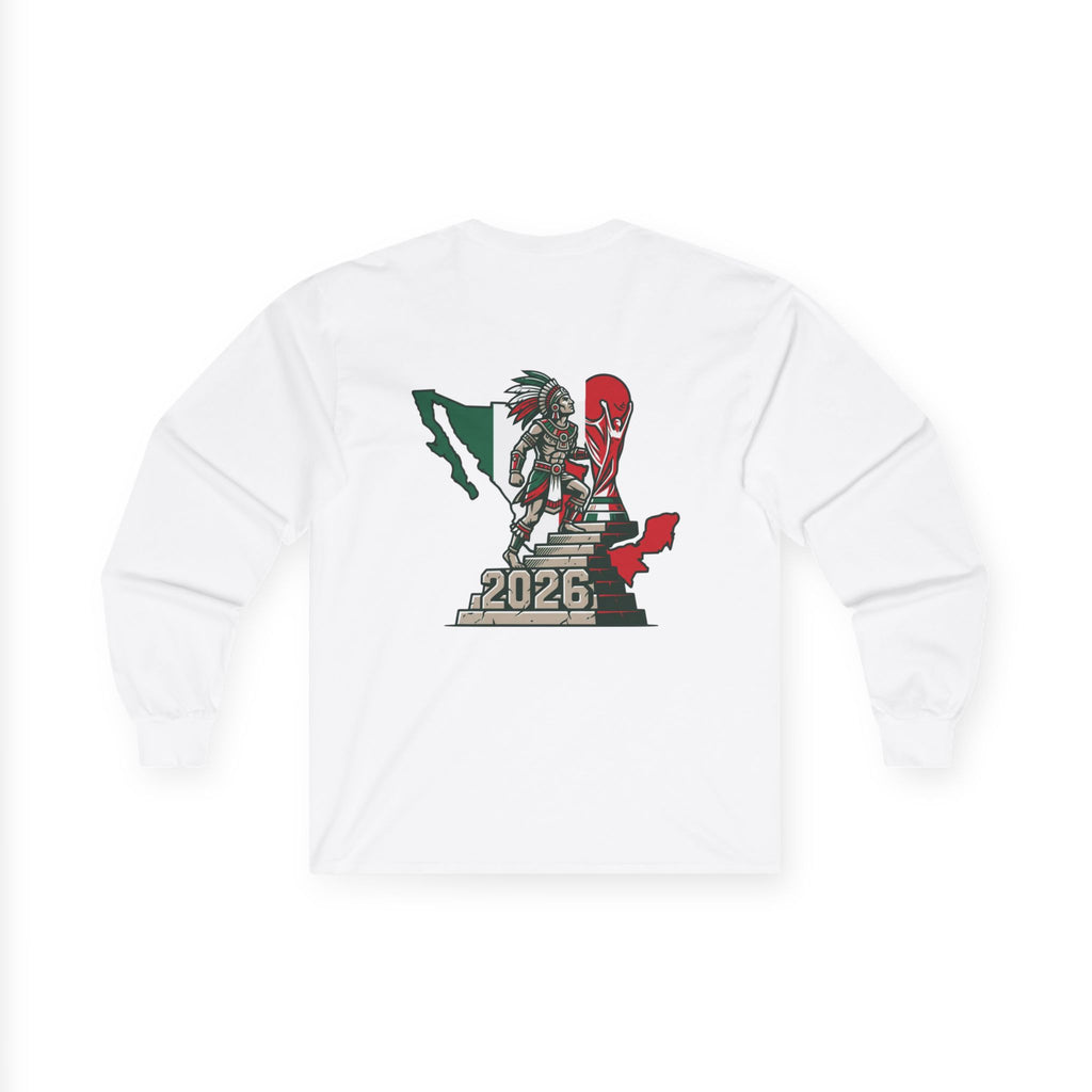 Long Sleeve Tee — Mexico 2026 Soccer Fan Graphic