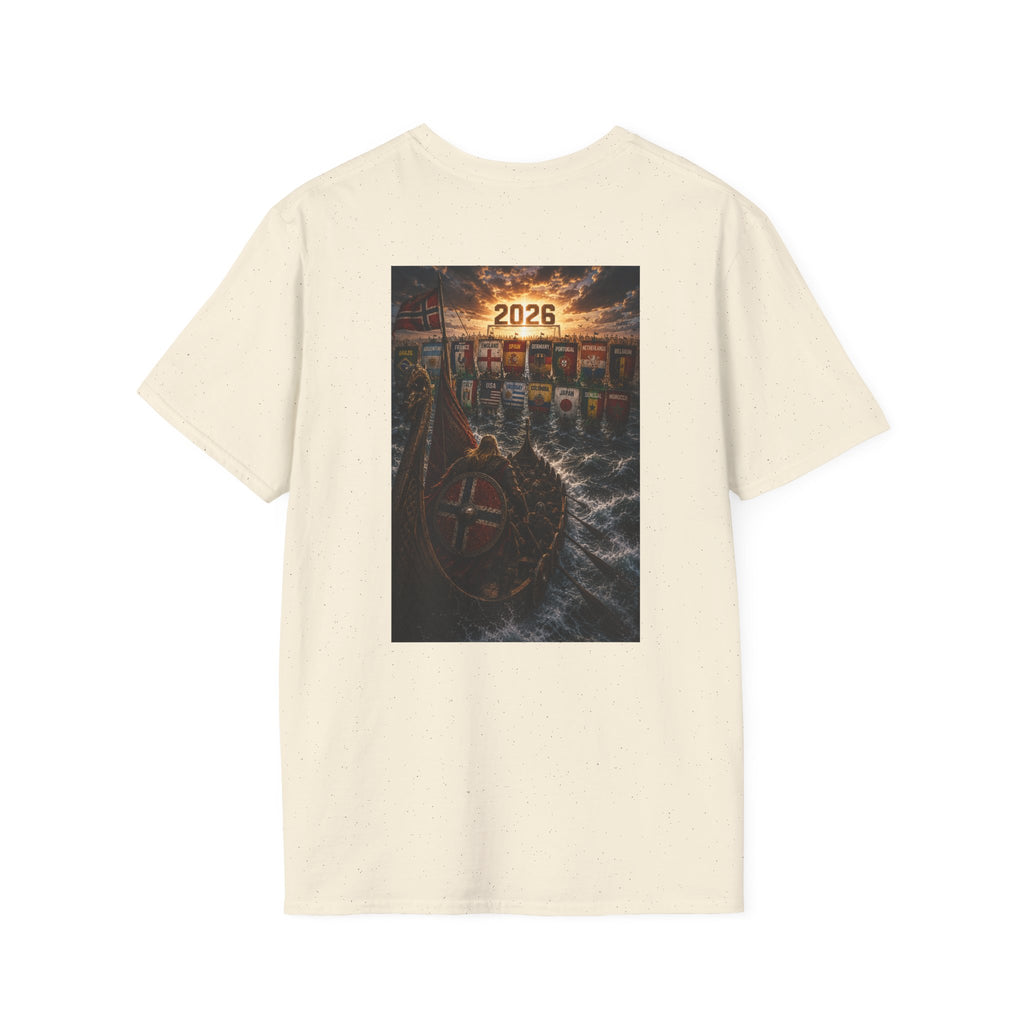 Norway Flag Chest Pocket T‑Shirt — Minimal Scandinavian Pride Tee