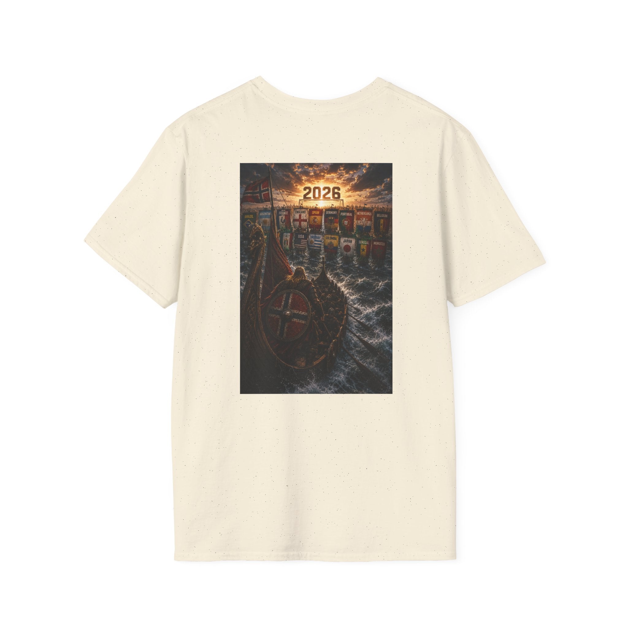 Norway Flag Chest Pocket T‑Shirt — Minimal Scandinavian Pride Tee
