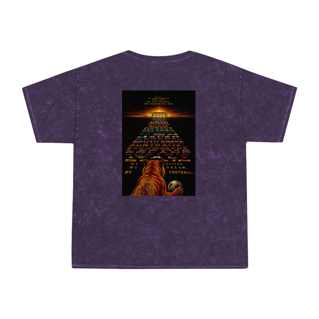 T-Shirt — Vintage Sci‑Fi Movie Poster Tee (Tiger Viewing Pyramid)