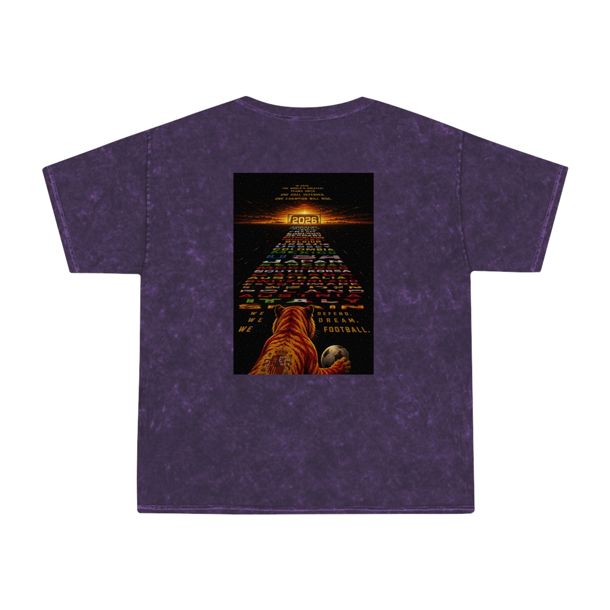 T-Shirt — Vintage Sci‑Fi Movie Poster Tee (Tiger Viewing Pyramid)