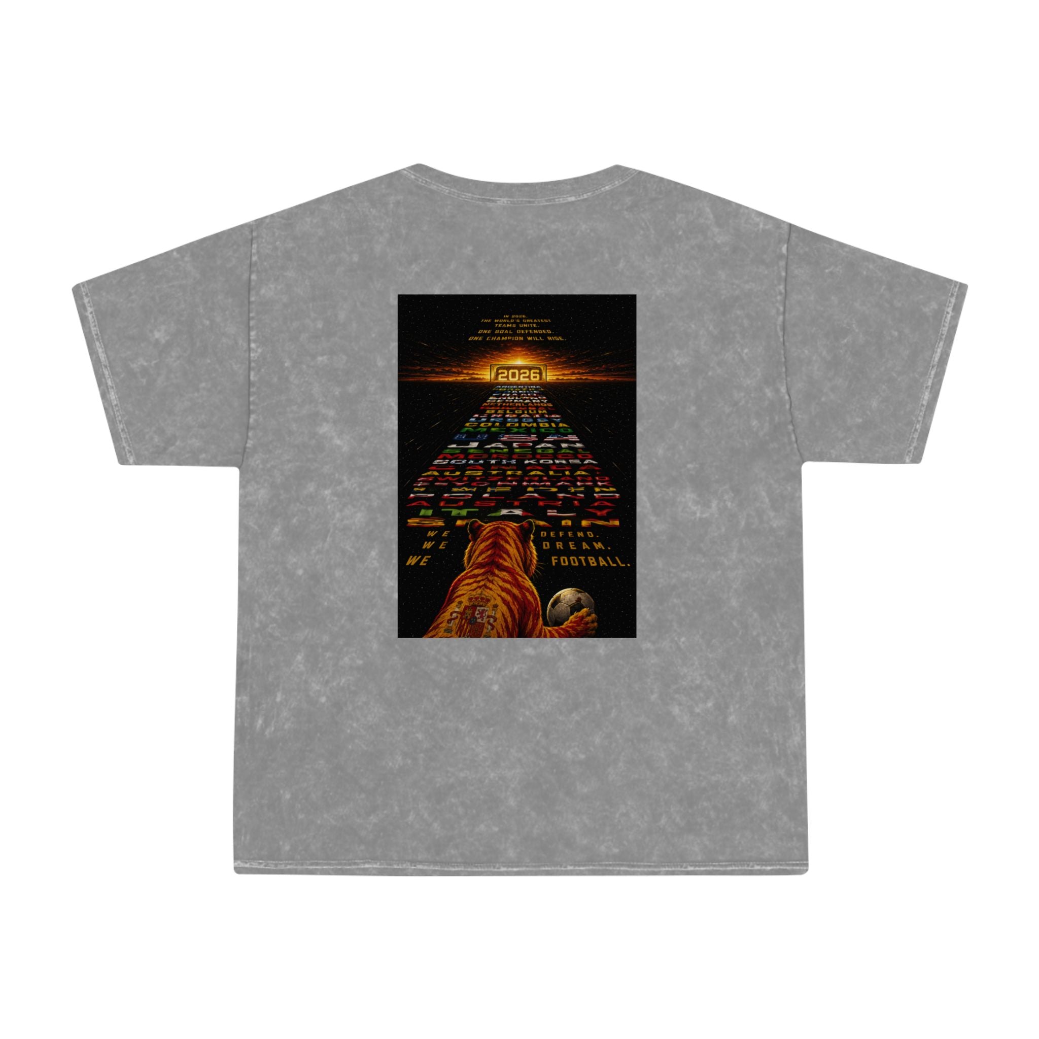 T-Shirt — Vintage Sci‑Fi Movie Poster Tee (Tiger Viewing Pyramid)