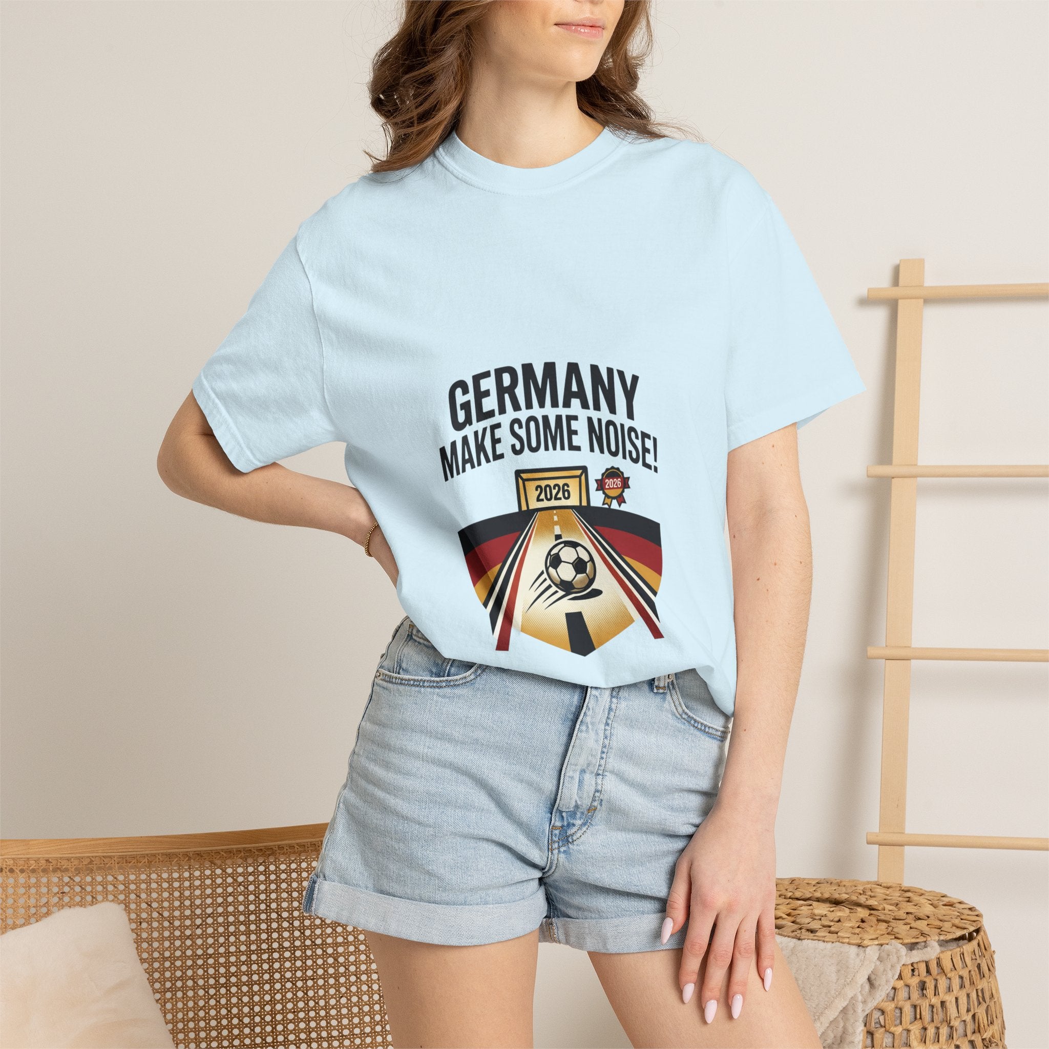 Germany Make Some Noise soccer shirt | German flag soccer tee 2024