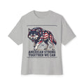 American Flag Wolf Together We Can Tee | Patriotic Shirt