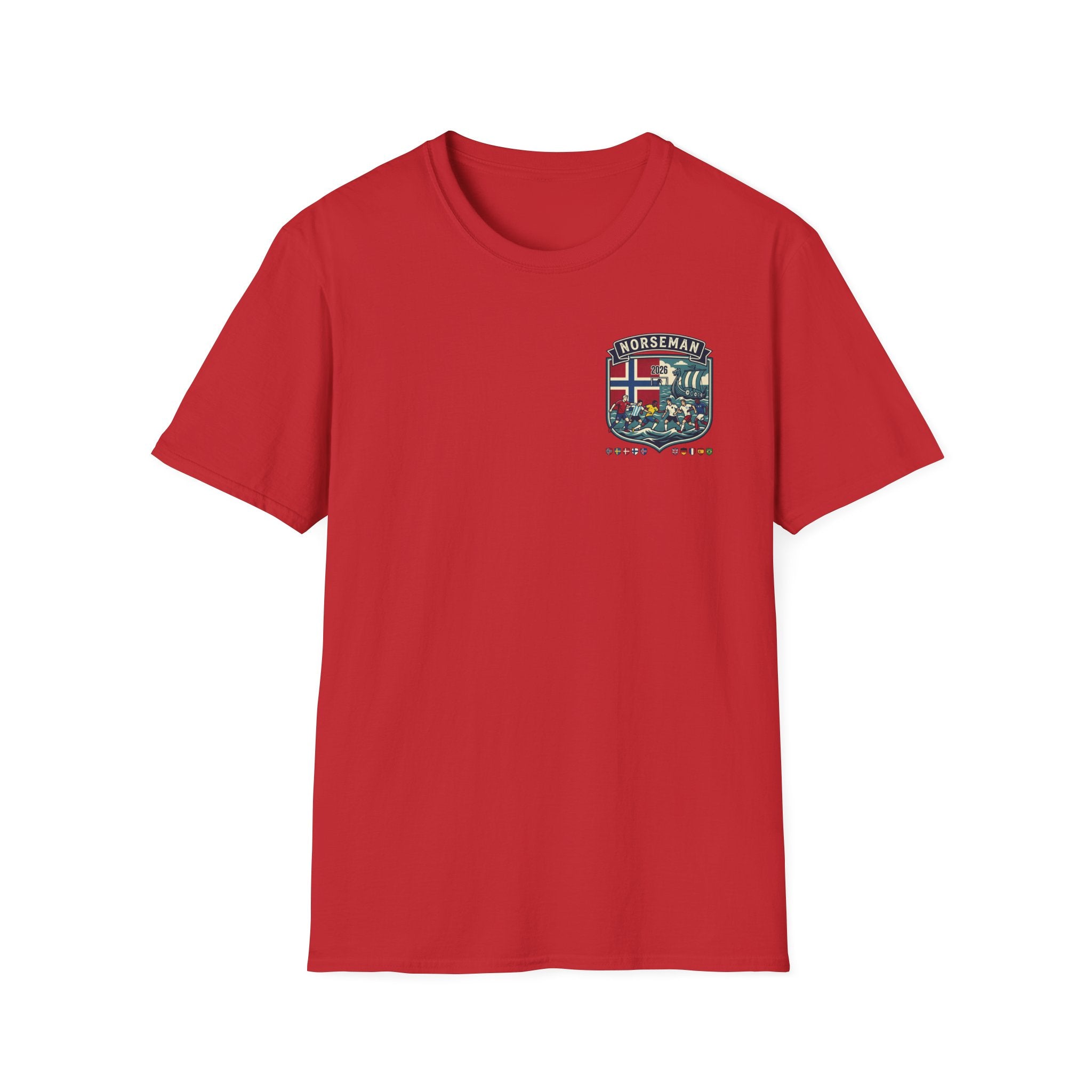 Norseman Shield T-Shirt — Norwegian Crest Graphic Tee