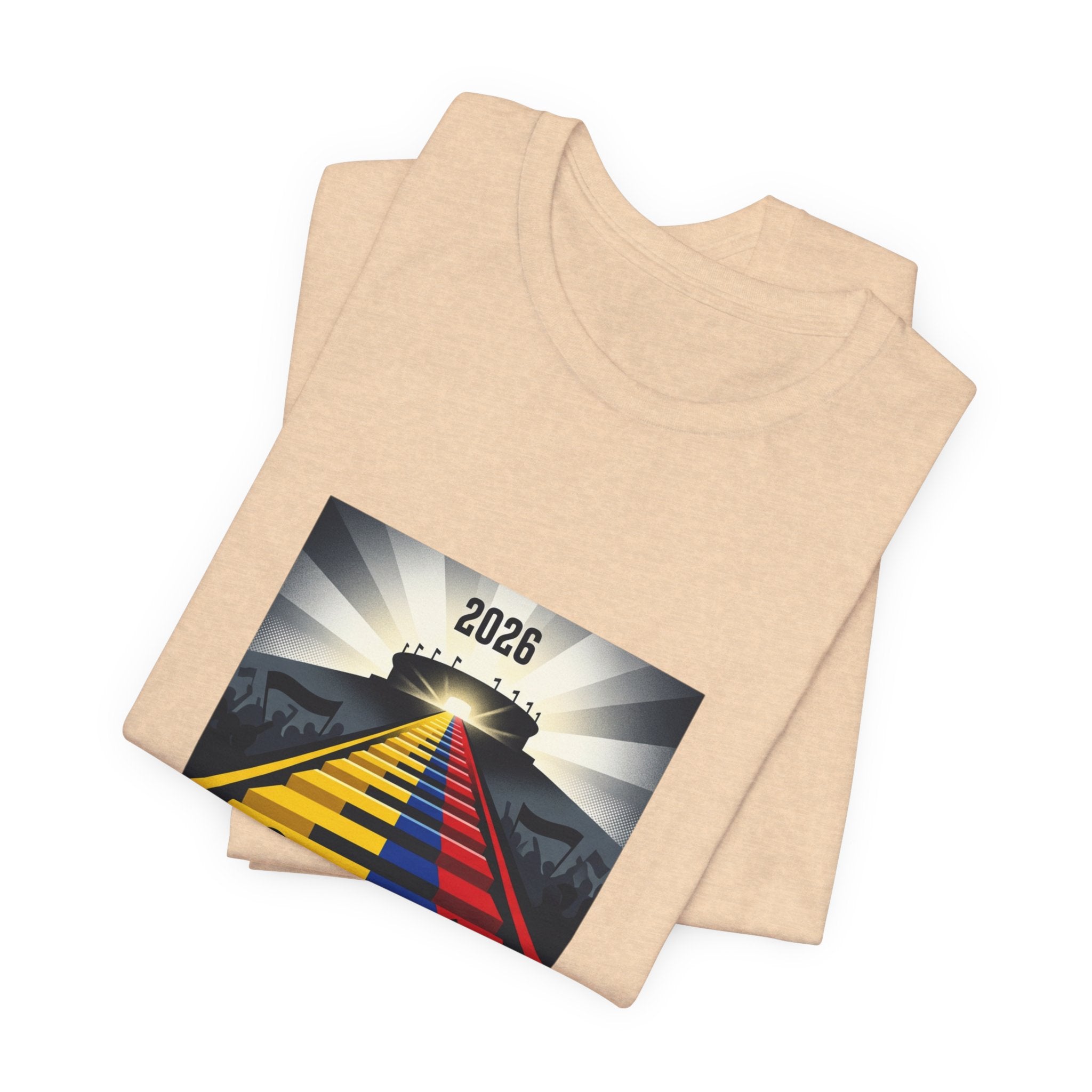Colombia Make Some Noise 2026 Tee | Colombian Flag Road Graphic T-Shirt