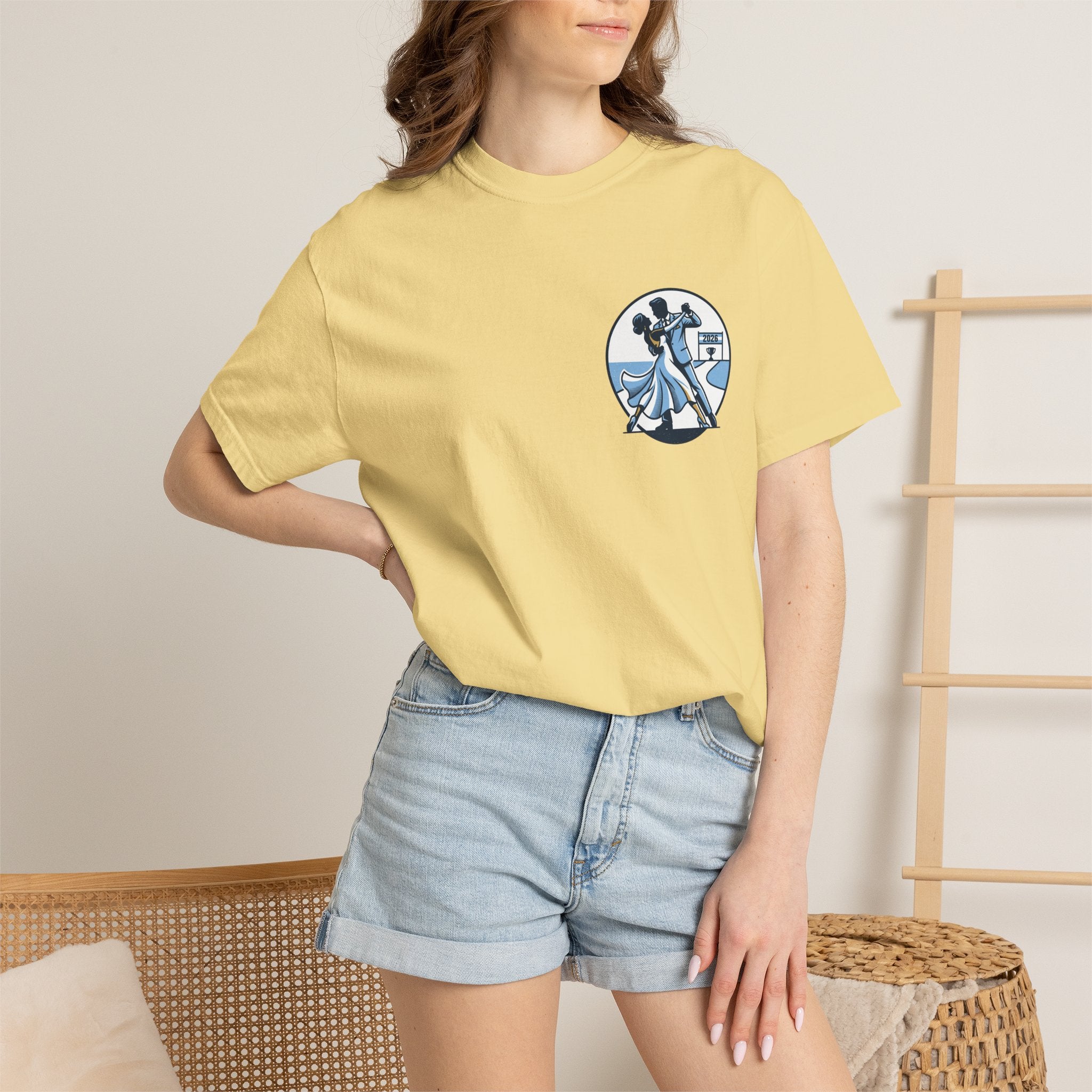 Ballroom Dance Couple T-shirt | Retro Dance Illustration