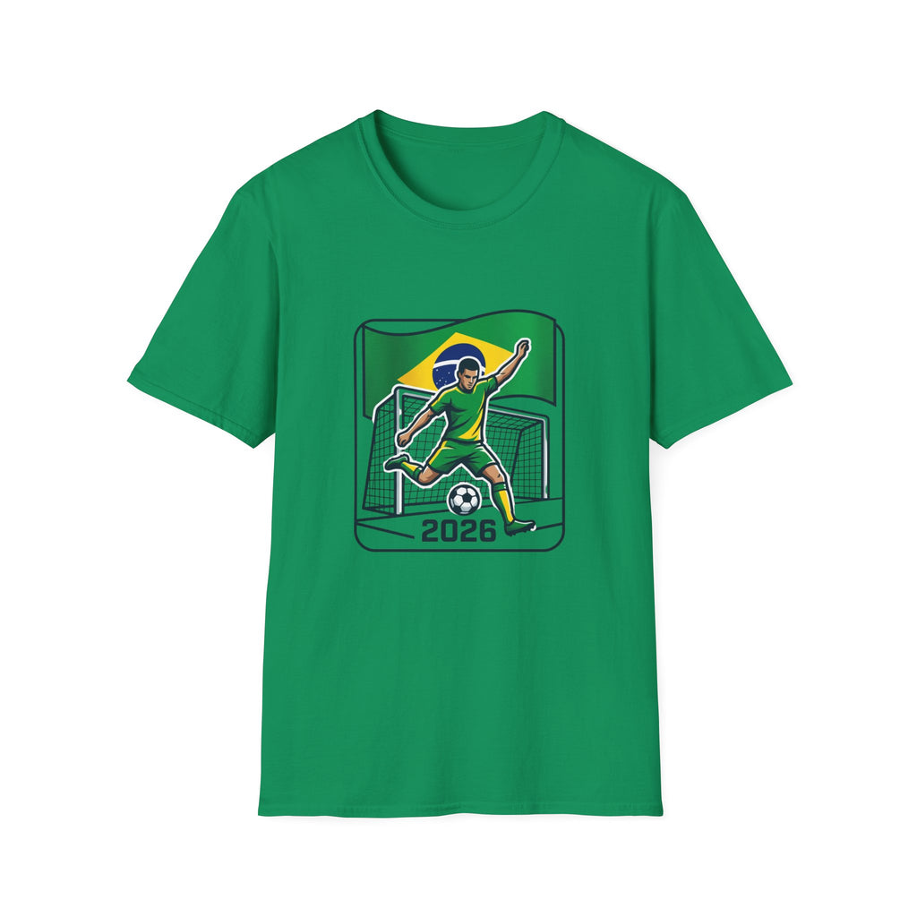 Brazil Soccer Goalie T-Shirt | Brazil Flag Football 2026 Jersey