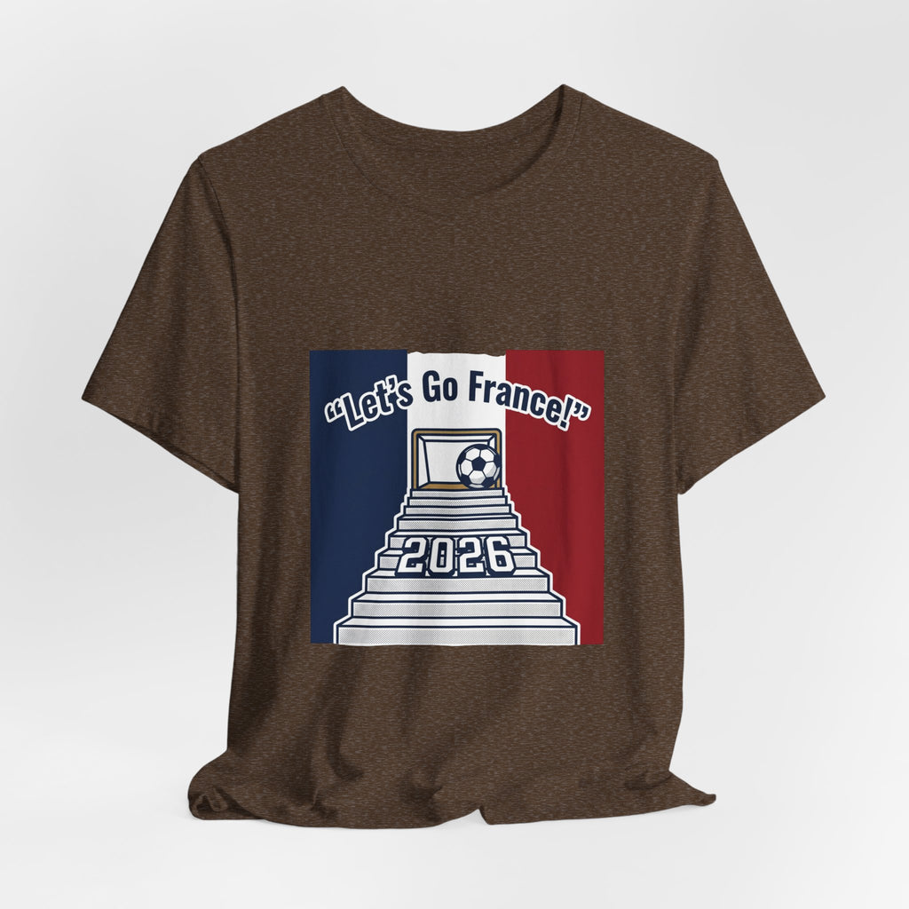 Let’s Go France! 2026 Soccer Tee | France Flag Stadium Design