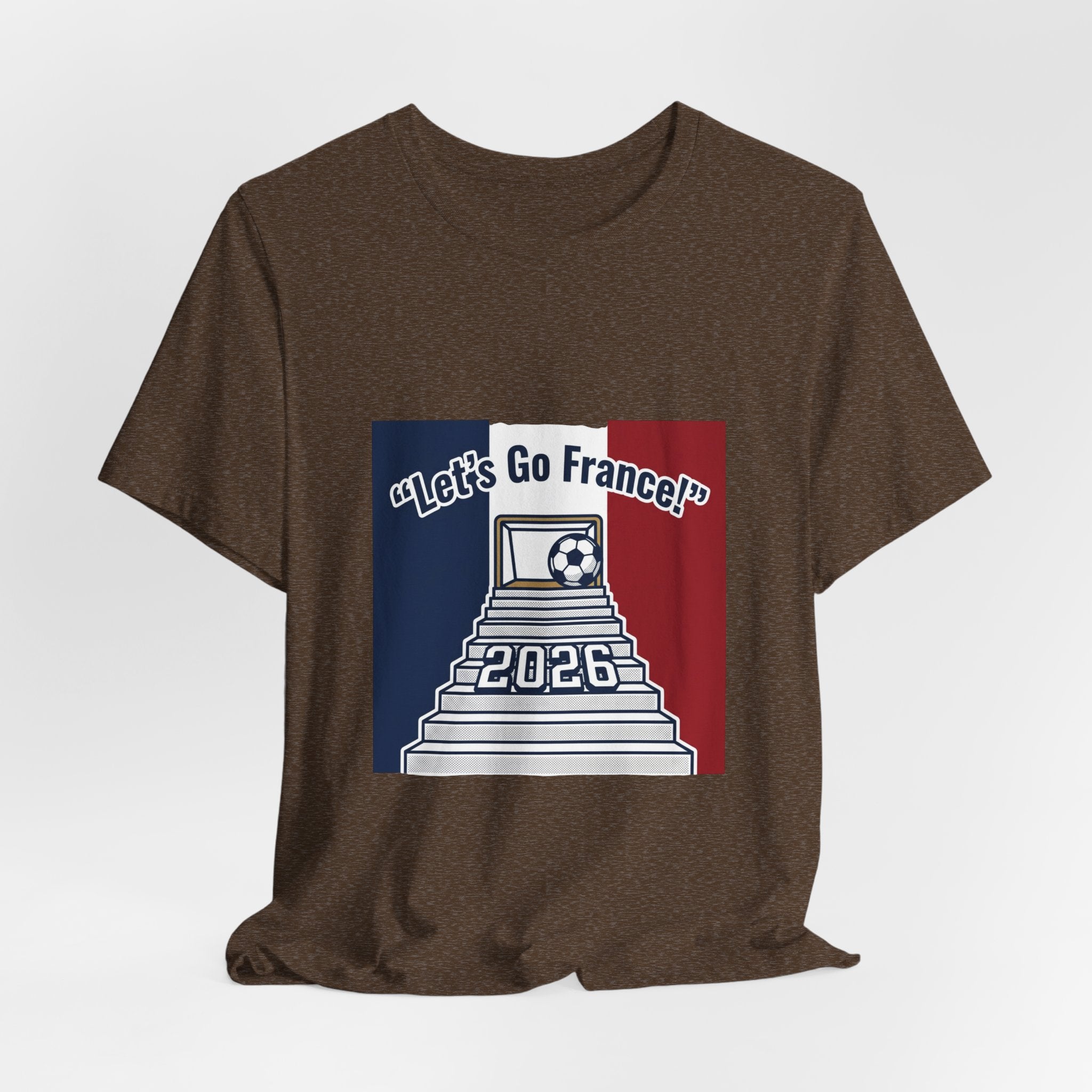 Let’s Go France! 2026 Soccer Tee | France Flag Stadium Design