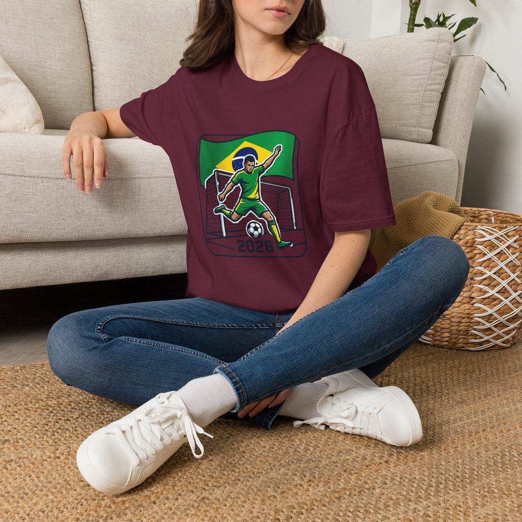 Brazil Soccer Goalie T-Shirt | Brazil Flag Football 2026 Jersey